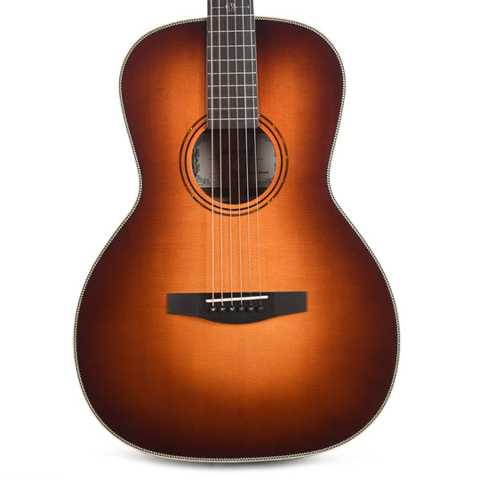 Alvarez LT70e Herringbone Laureate 000-12 AAA Solid North American Sitka/Solid East Indian Rosewood Sunset Acoustic Guitars / OM and Auditorium
