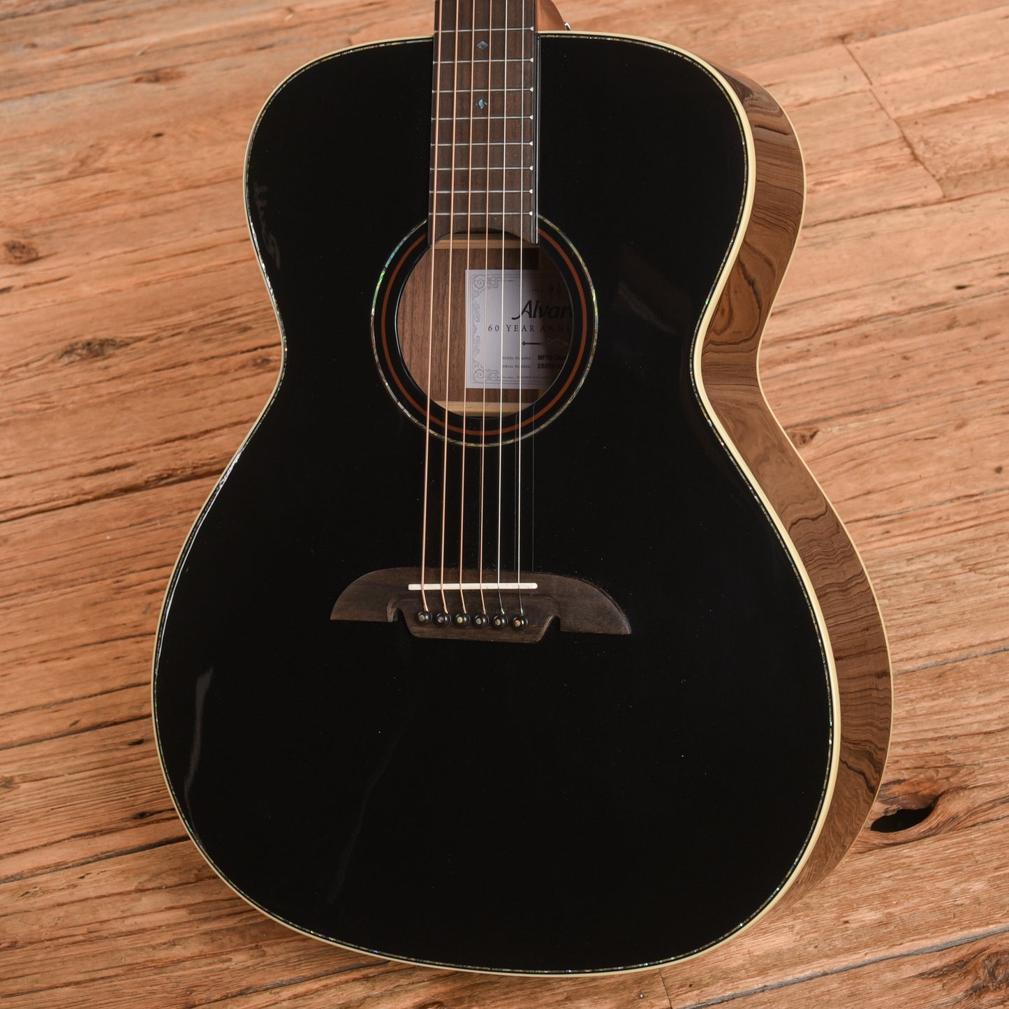 Alvarez MF70 Diamond Masterworks OM Black 2025 Acoustic Guitars / OM and Auditorium
