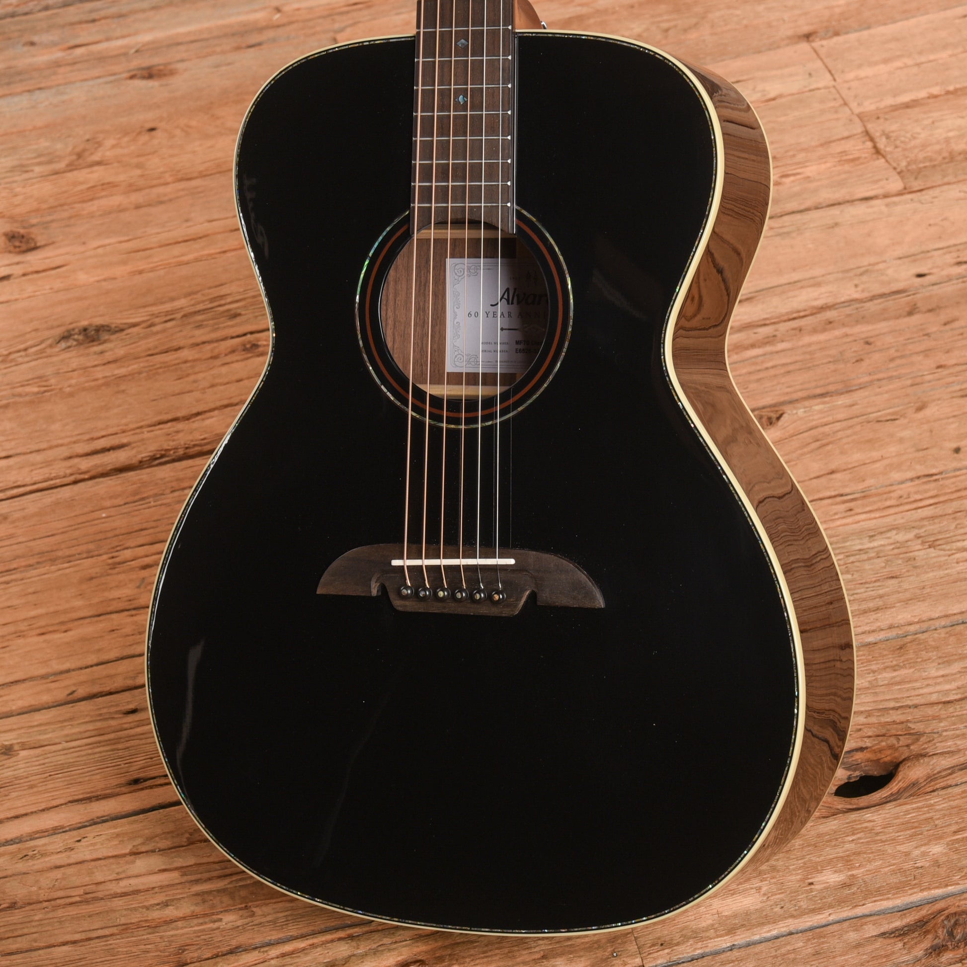 Alvarez MF70 Diamond Masterworks OM Black 2025 Acoustic Guitars / OM and Auditorium