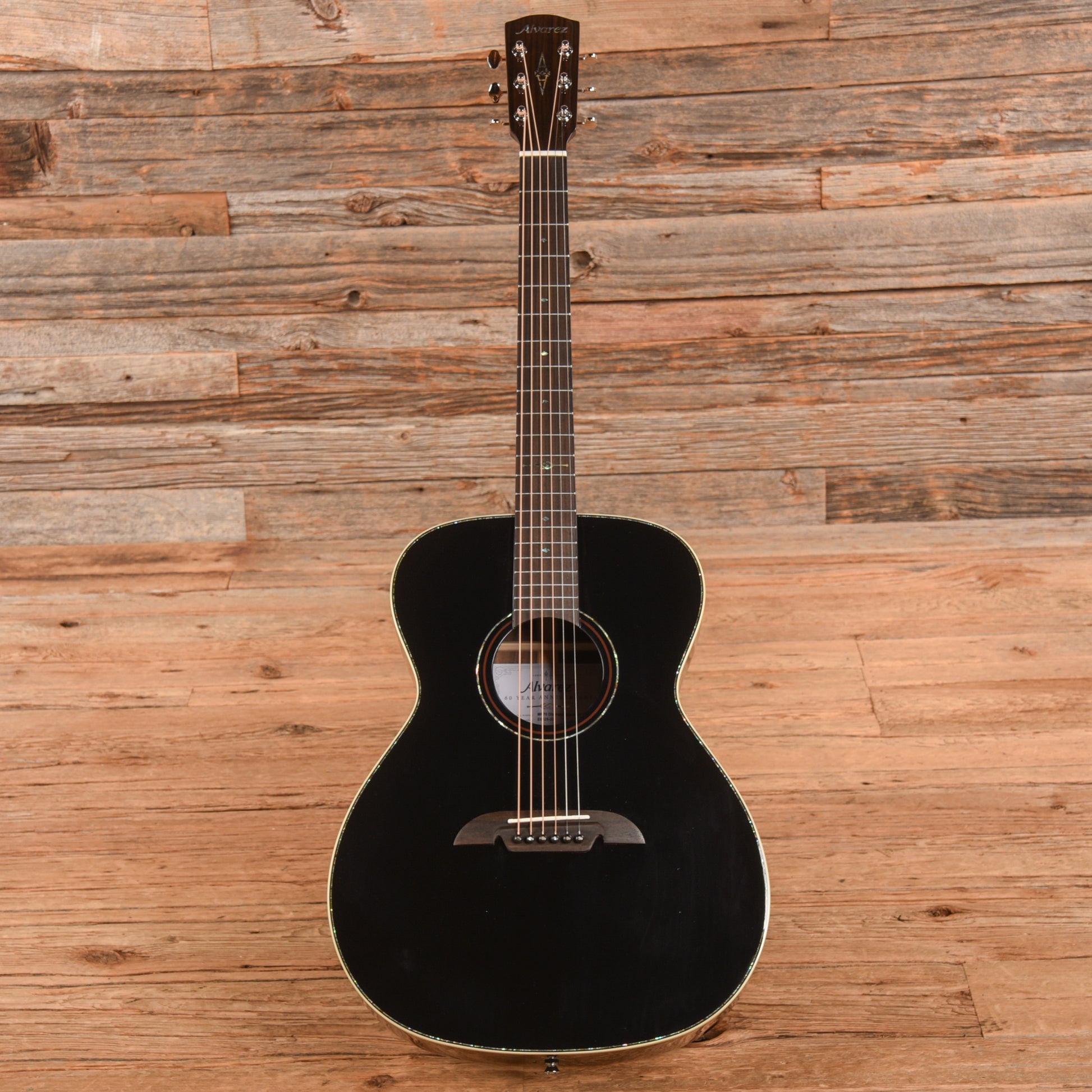Alvarez MF70 Diamond Masterworks OM Black 2025 Acoustic Guitars / OM and Auditorium
