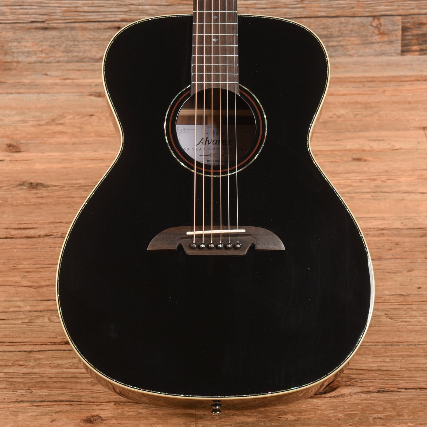 Alvarez MF70 Diamond Masterworks OM Black 2025 Acoustic Guitars / OM and Auditorium