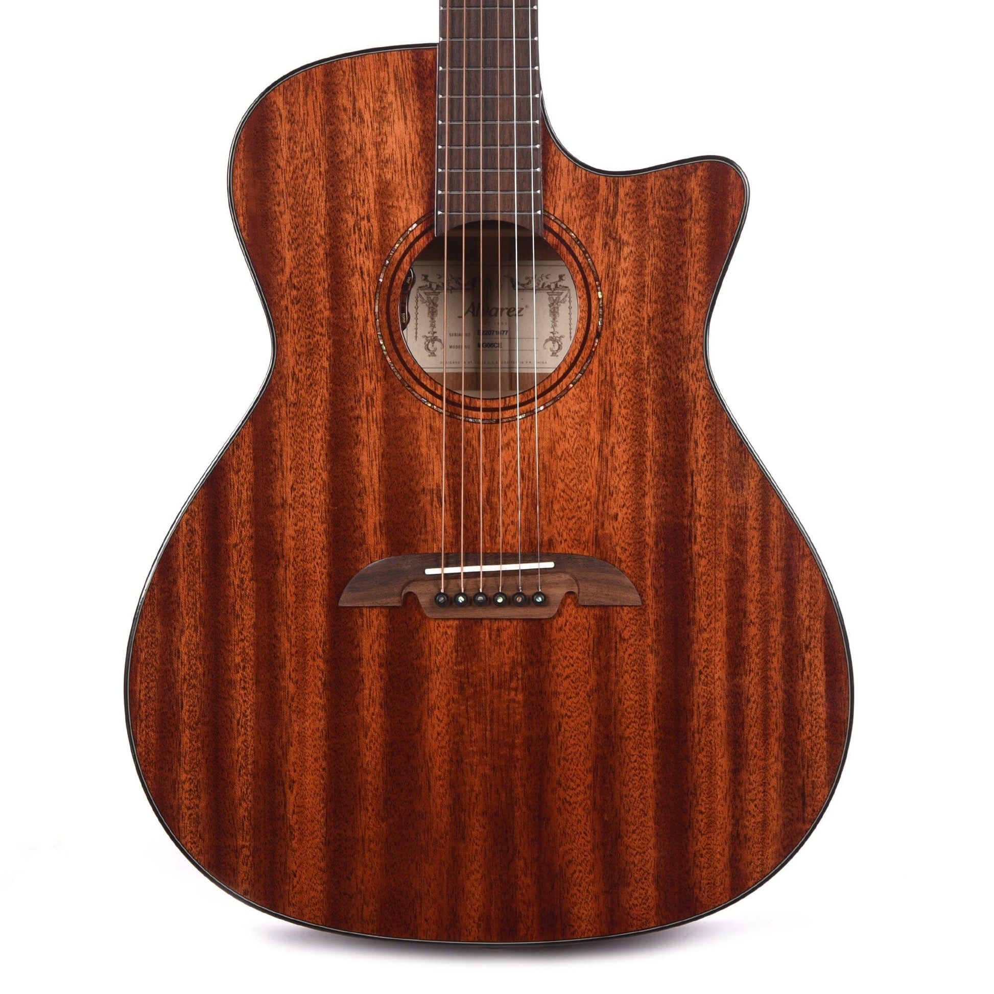 Alvarez MG66CE Masterworks Acoustic Guitar Natural Gloss Acoustic Guitars / OM and Auditorium