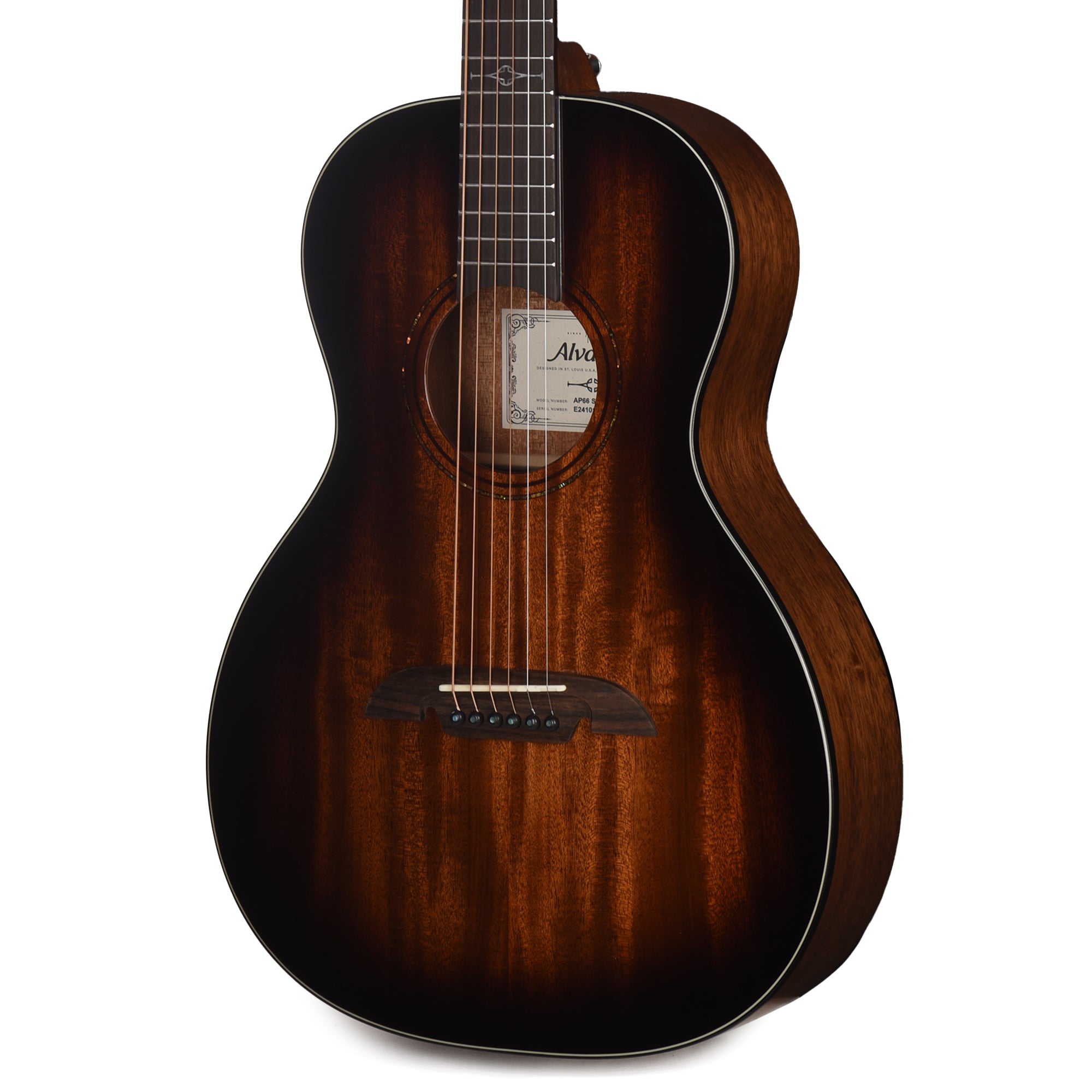 Alvarez AP66 Artist Parlor Solid African Mahogany/African Mahogany Shadowburst Acoustic Guitars / Parlor