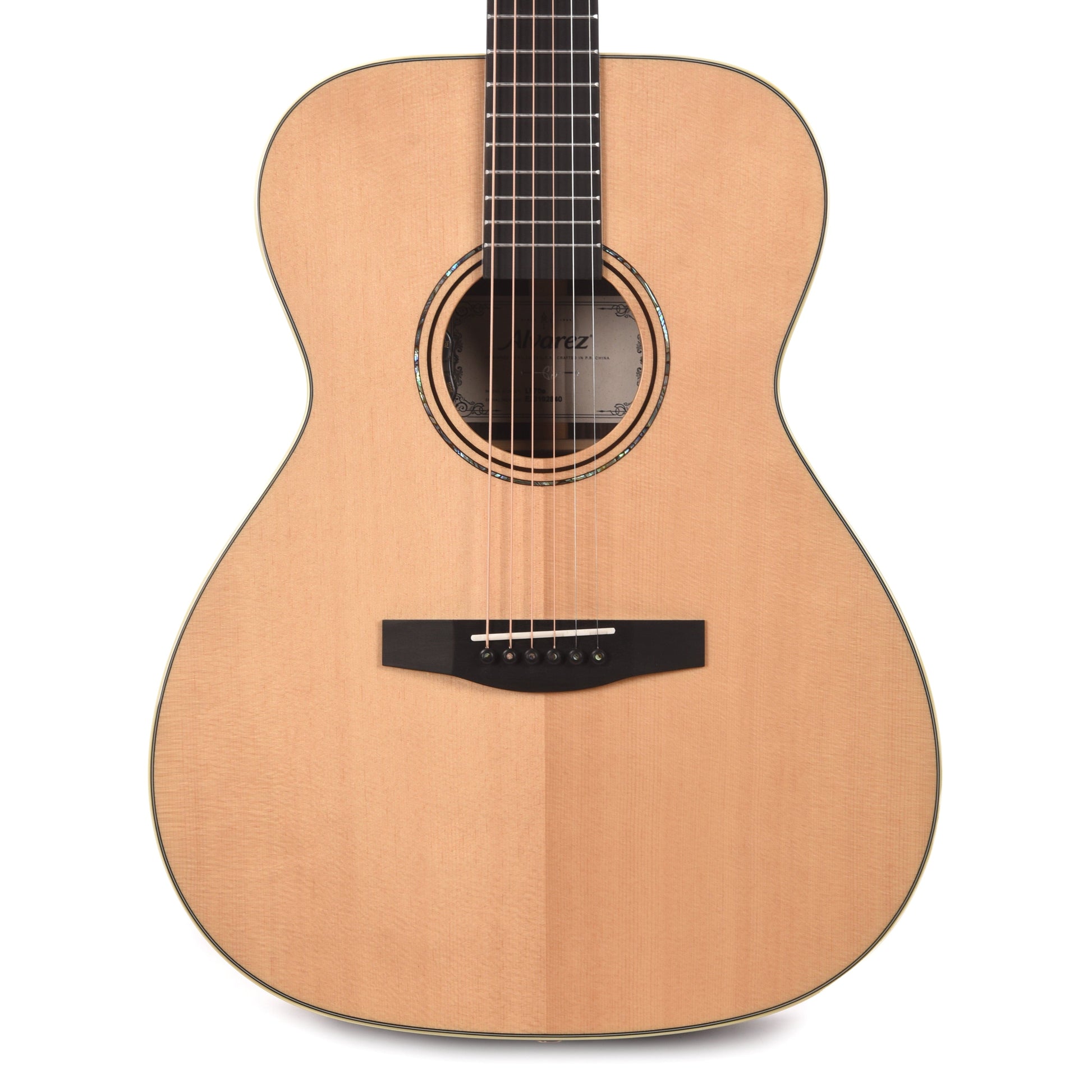 Alvarez LF70e Laureate Folk/OM AAAA Solid North American Sitka/Solid East Indian Rosewood Natural Acoustic Guitars / Parlor