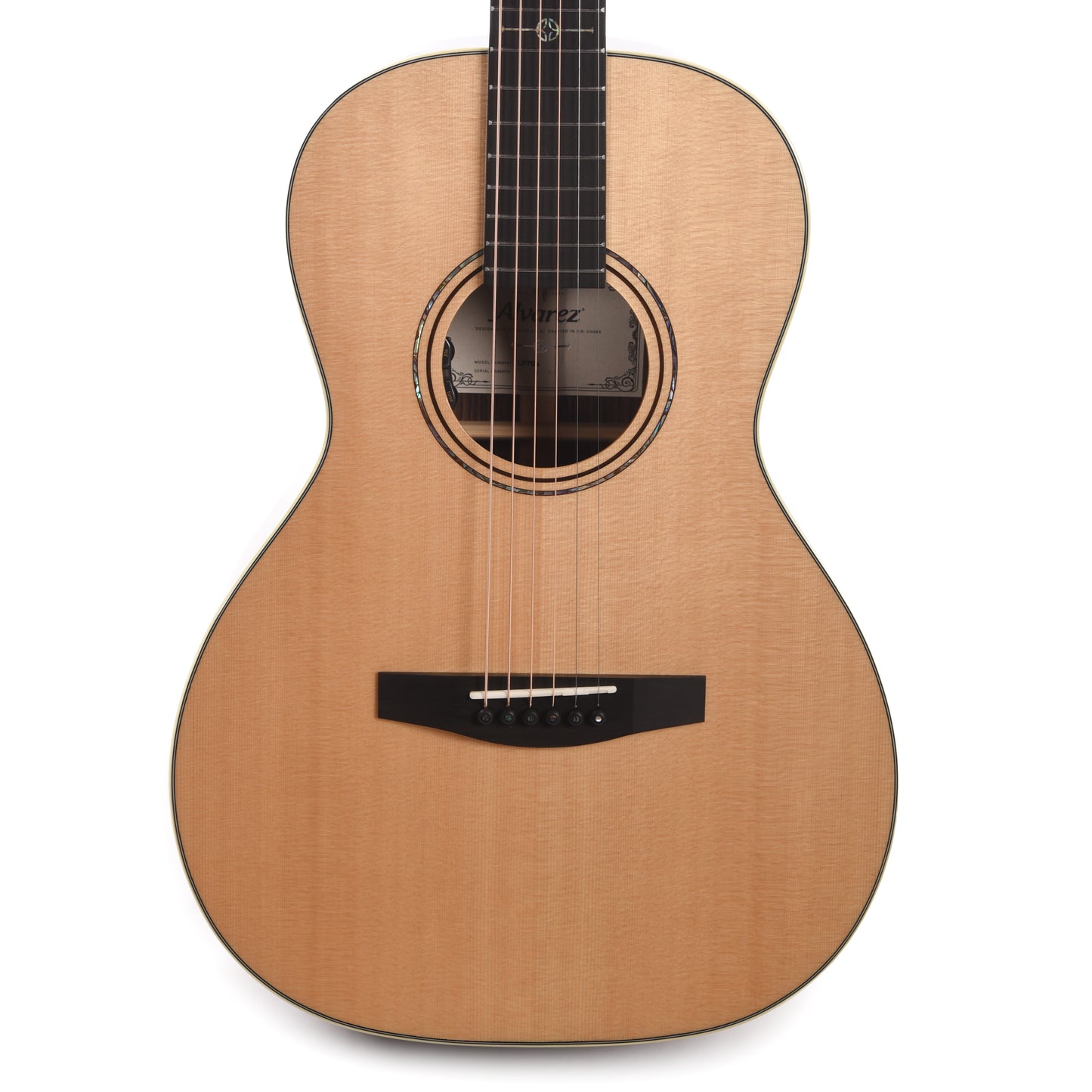 Alvarez LP70e Laureate Parlor AAAA Solid North American Sitka/Solid East Indian Rosewood Natural Acoustic Guitars / Parlor