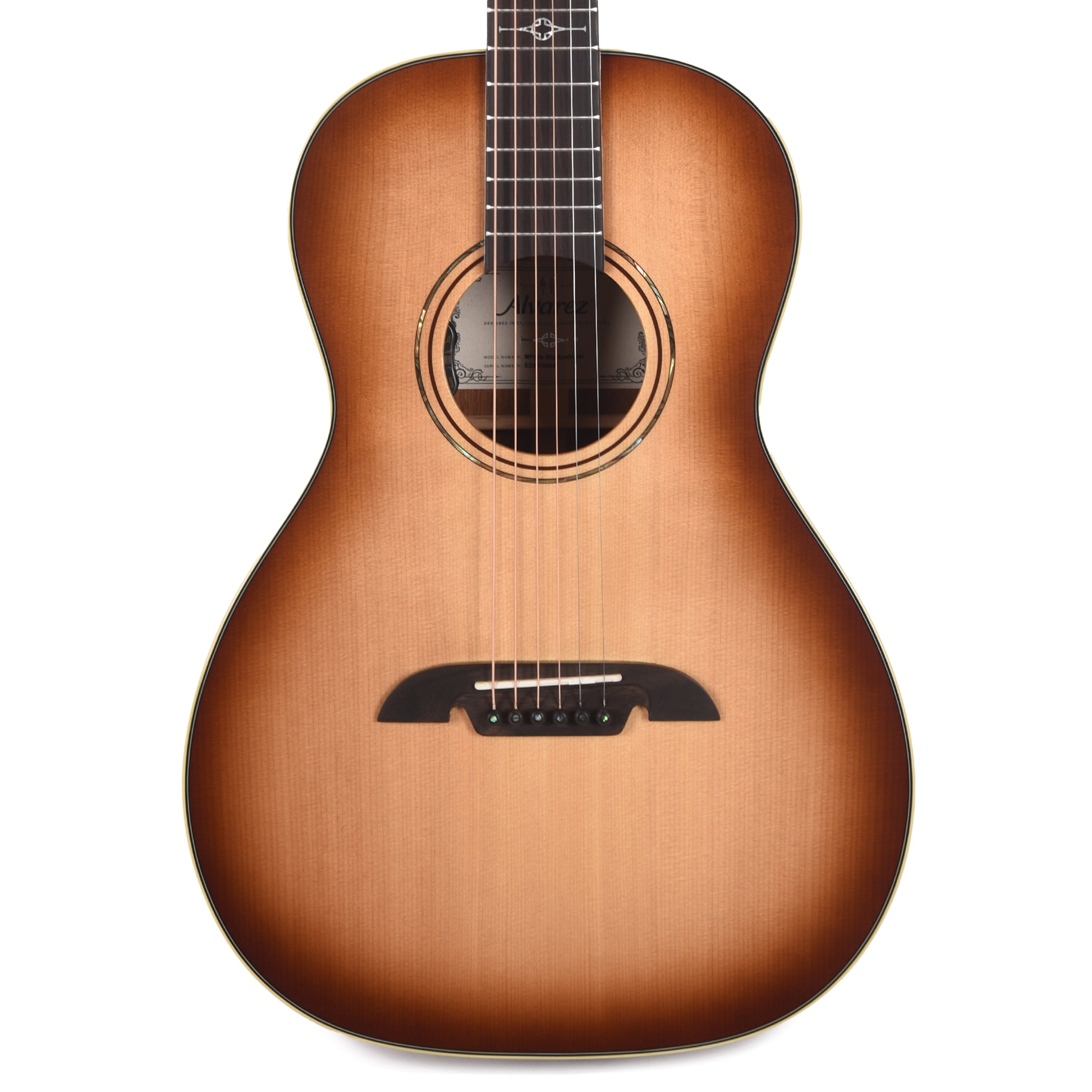 Alvarez MP60e Masterworks Parlor Solid AAA Sitka Spruce/Solid African Mahogany Natural Acoustic Guitars / Parlor