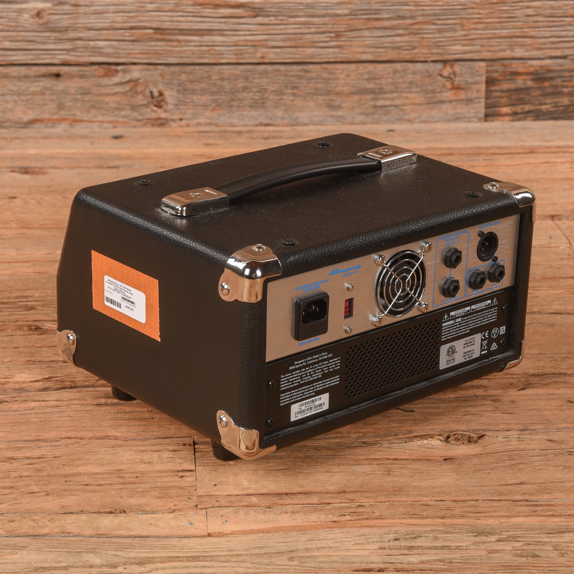 Ampeg Micro VR 200-Watt Compact Solid State Bass Amp Head Amplifiers
