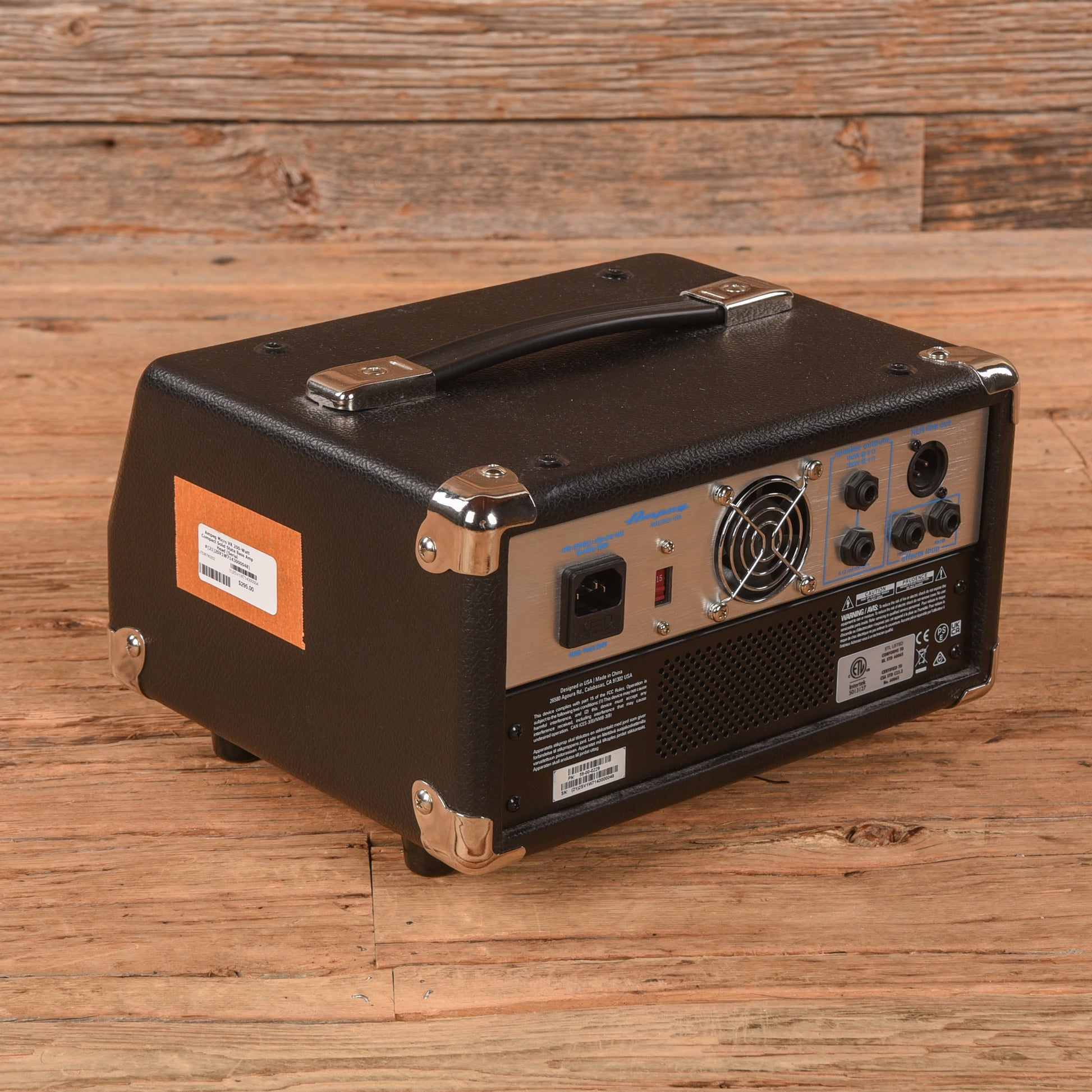 Ampeg Micro VR 200-Watt Compact Solid State Bass Amp Head Amplifiers