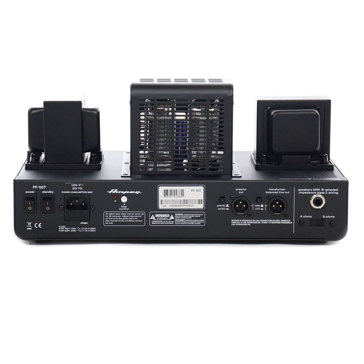 Ampeg PF-50T Portaflex 50W All-Tube Head Amps / Bass Amps / Bass Heads