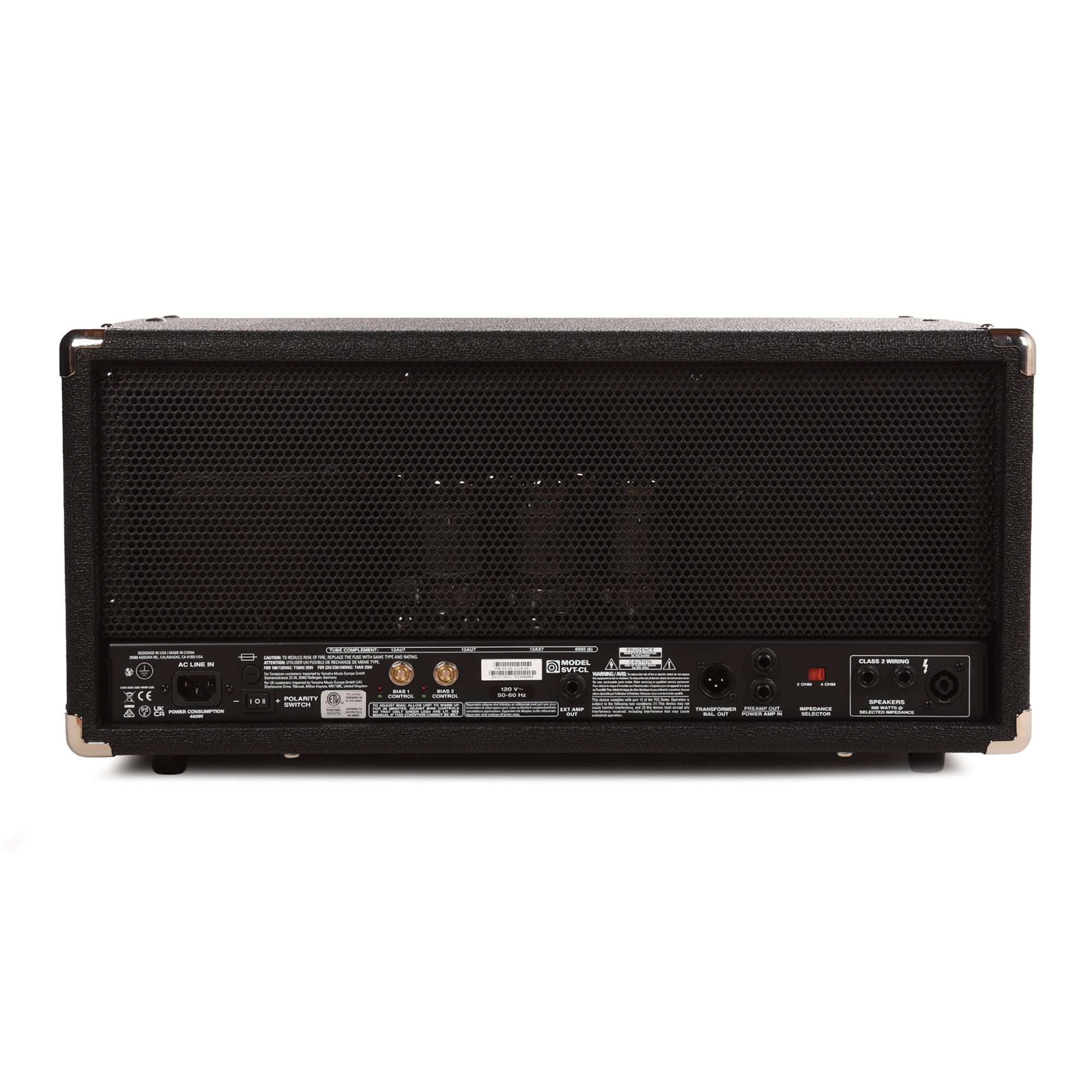 Ampeg SVT-CL 300w Tube Bass Amp Head Amps / Bass Amps / Bass Heads