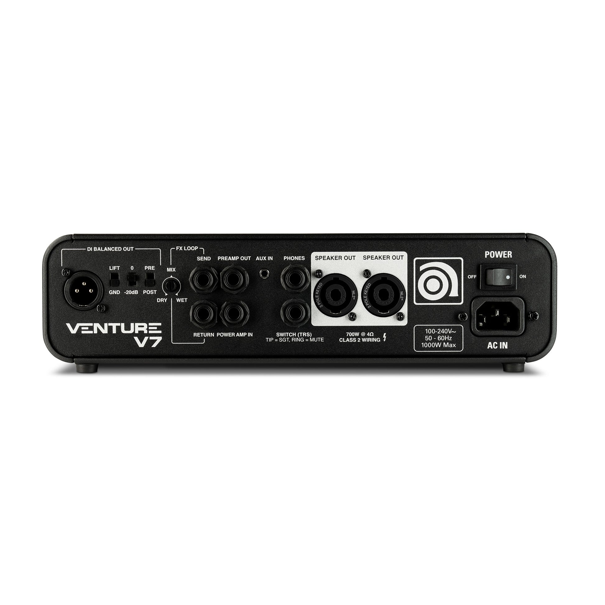 Ampeg Venture V7 700W Bass Amp Head Amps / Bass Amps / Bass Heads