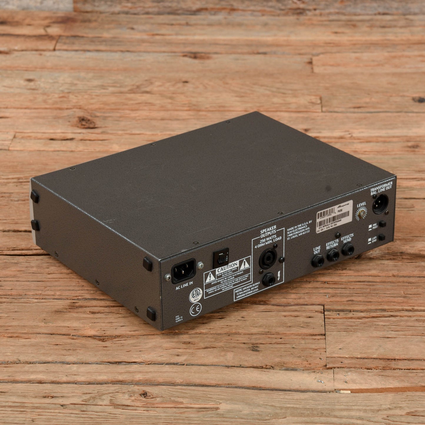 Ampeg PB-250 PortaBass 250-Watt Bass Amp Head Amps / Bass Cabinets