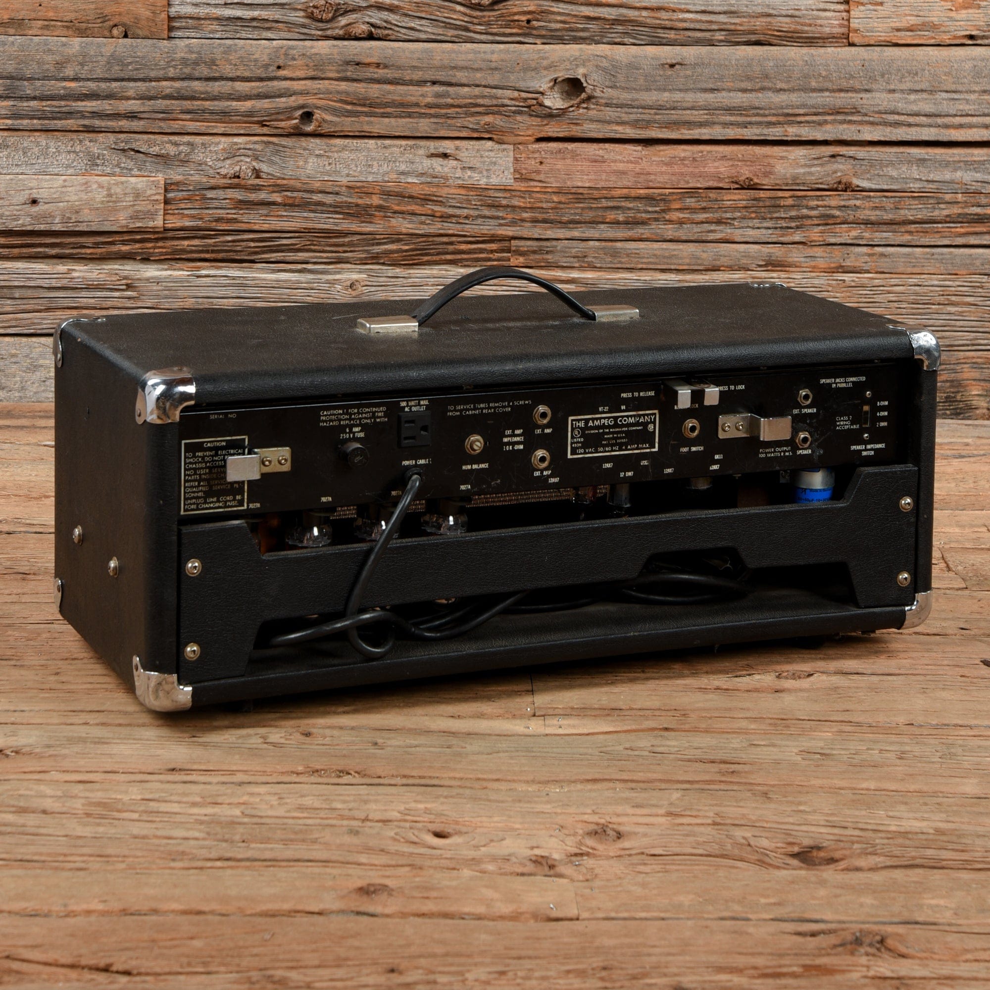 Ampeg R 100 Ampeg V-4 100-Watt Guitar Head with Reverb 1970s – Chicago Music Exchange