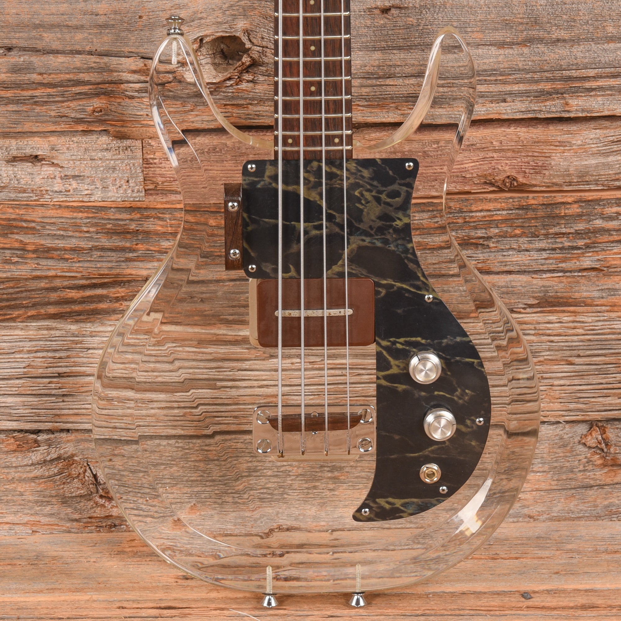 Ampeg Dan Armstrong Lucite Bass Clear 1969 Bass Guitars / 4-String