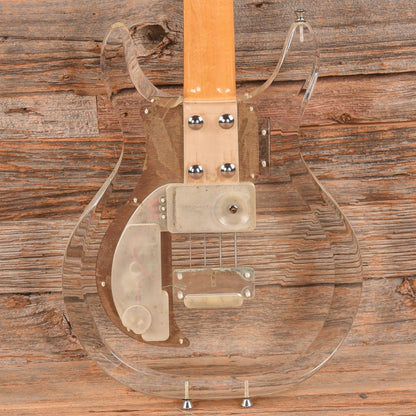 Ampeg Dan Armstrong Lucite Bass Clear 1969 Bass Guitars / 4-String