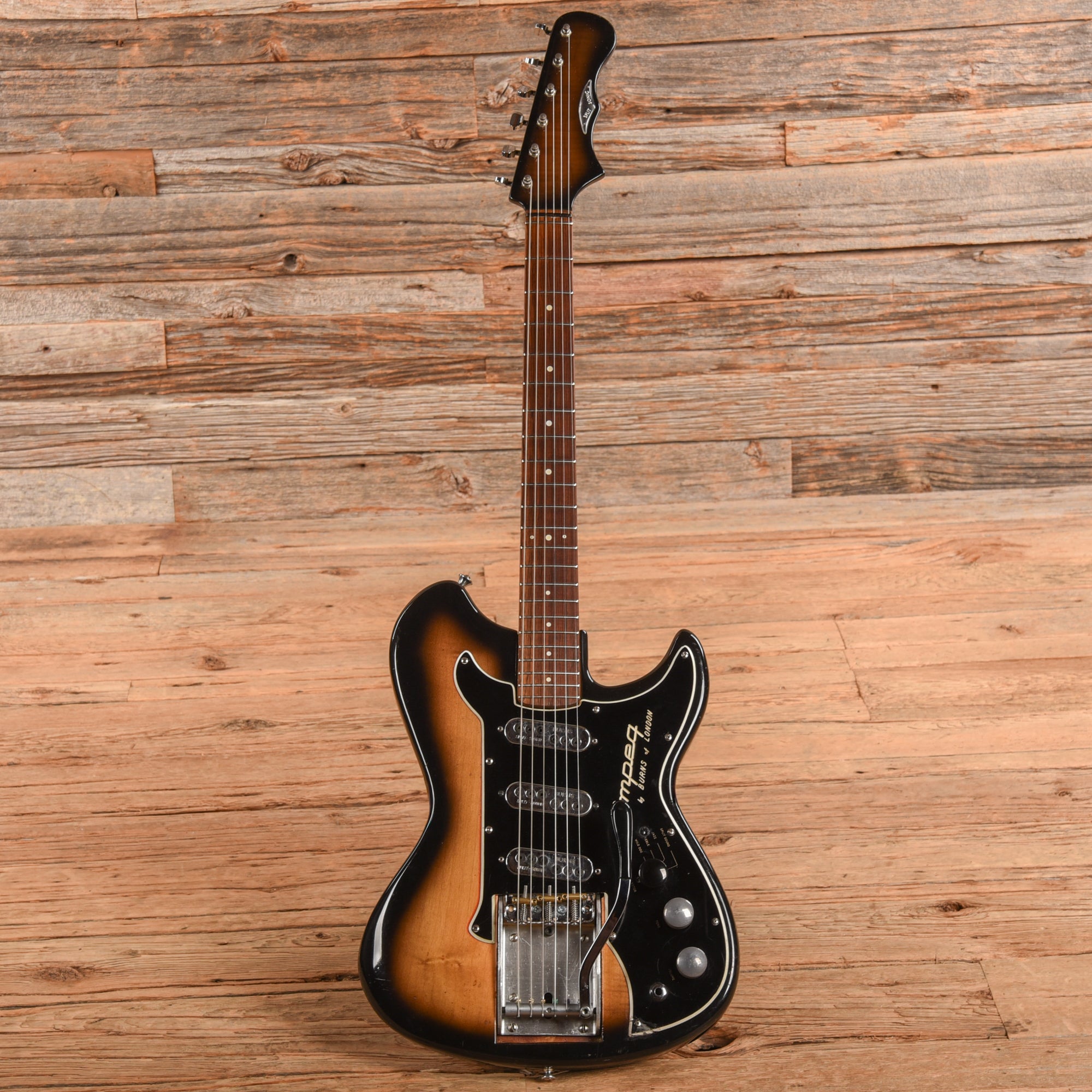 Ampeg by Burns Split Sonic Sunburst 1963 Electric Guitars / Solid Body