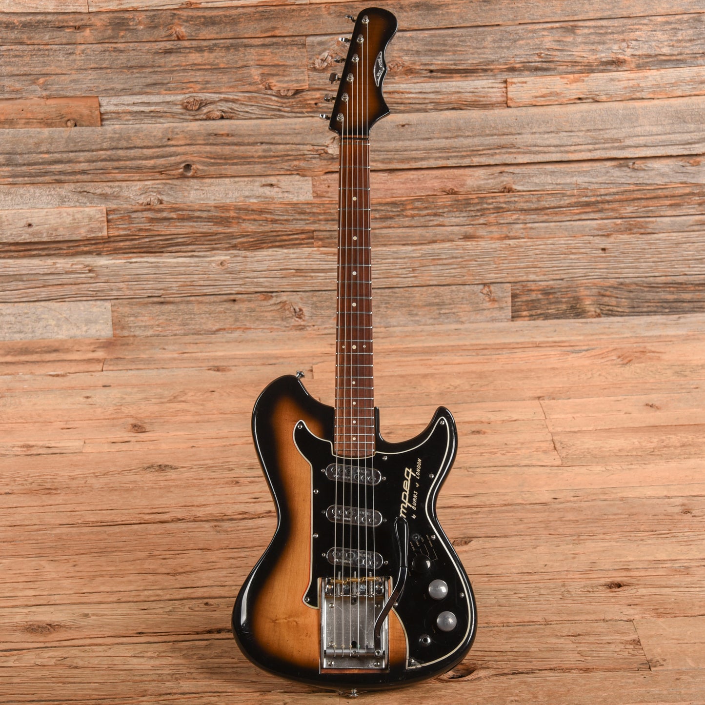 Ampeg by Burns Split Sonic Sunburst 1963 Electric Guitars / Solid Body