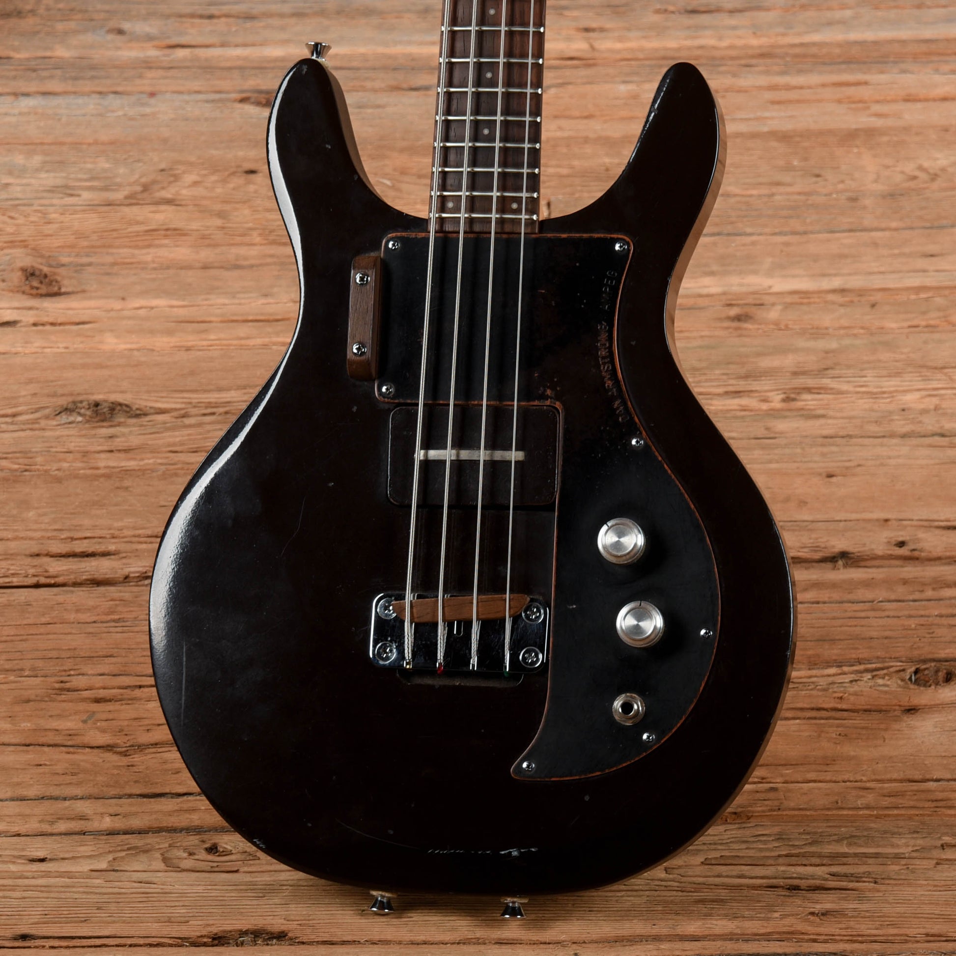 Ampeg Dan Armstrong Bass Brown Refin 1970 Electric Guitars / Solid Body