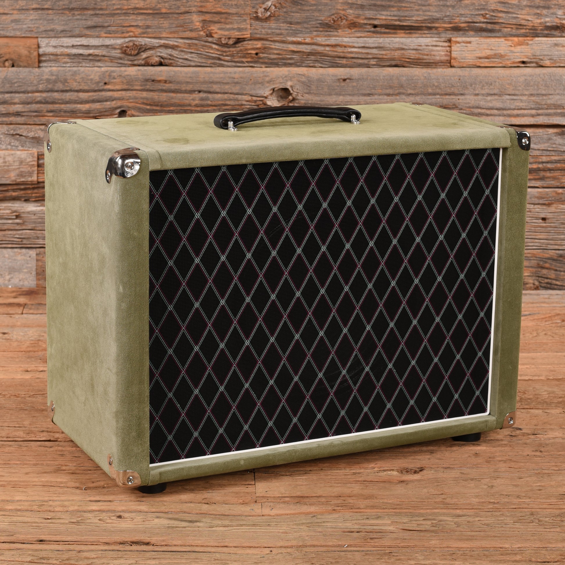 Amplified Nation 1x12 Speaker Cabinet Moss Green Amplifiers