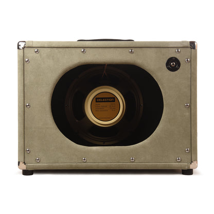 Amplified Nation 1x12 Speaker Cabinet Sage Suede w/ Celestion Creamback Amplifiers