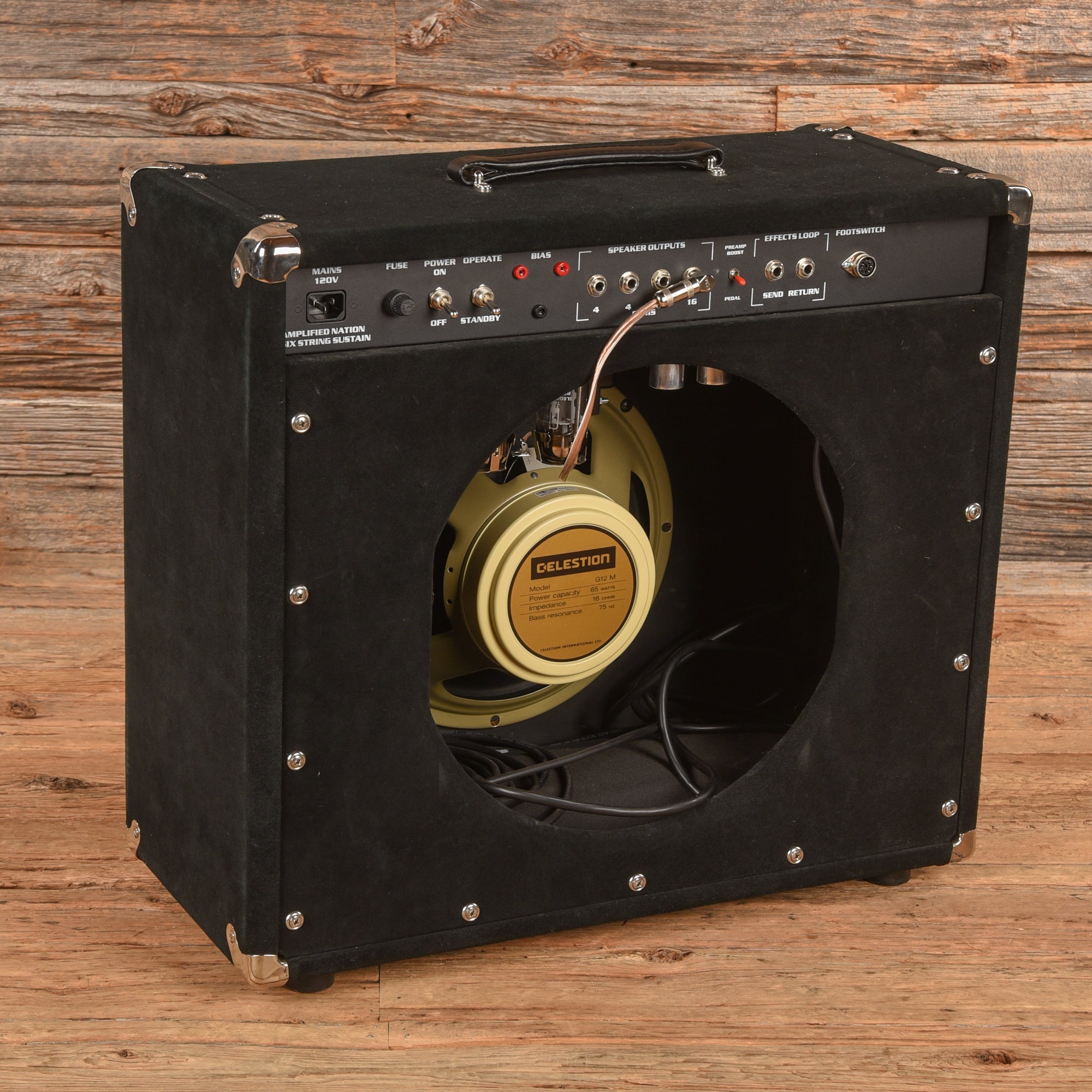 Amplified Nation Six String Sustain Black 2025 Amplifiers