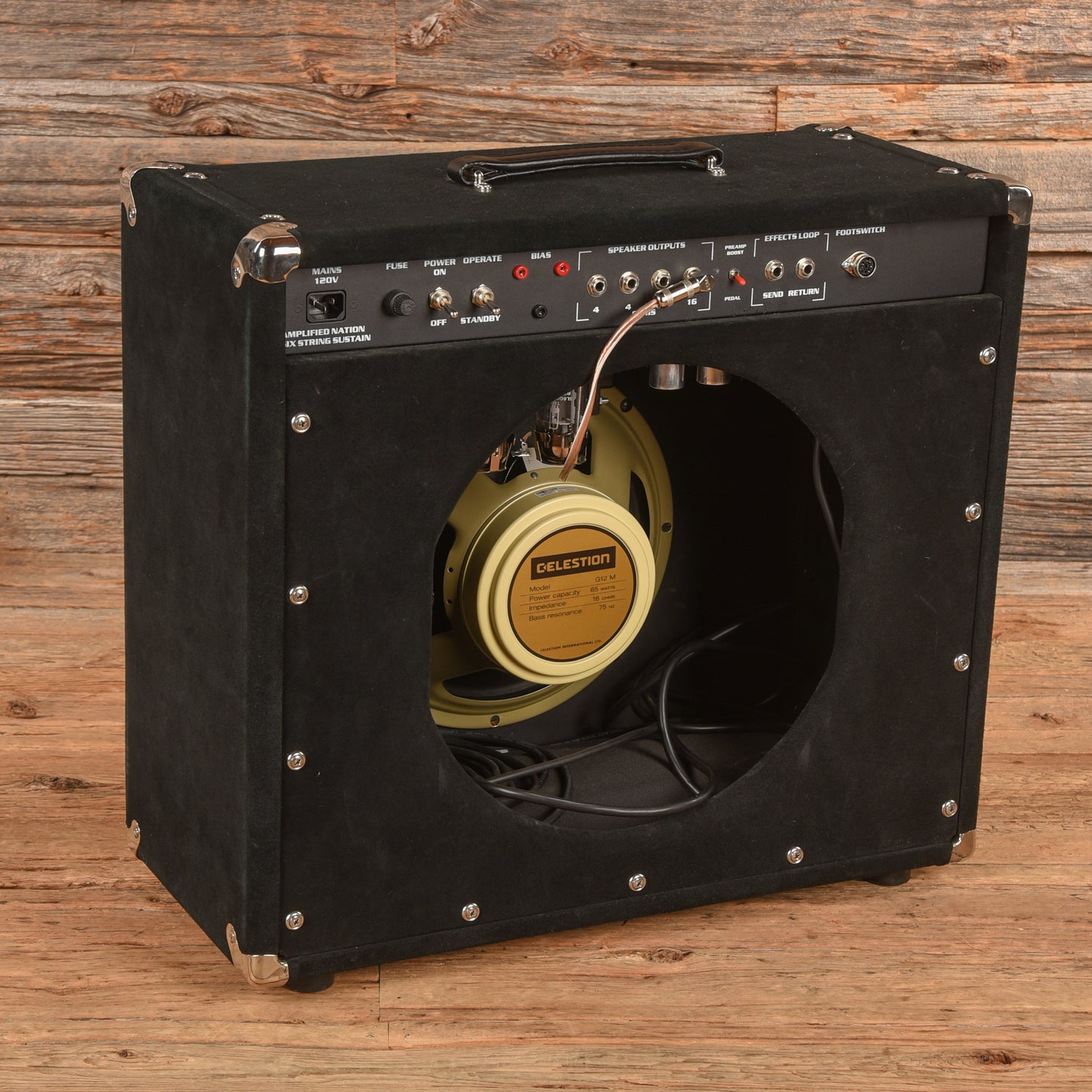 Amplified Nation Six String Sustain Black 2025 Amplifiers