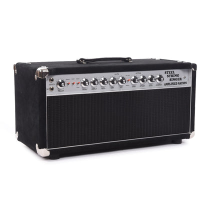 Amplified Nation Steel String Singer 50w Head Black Suede w/Black Grill Amps / Guitar Heads