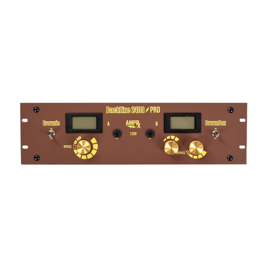 AmpRx Backline 2400 Pro Tube Amplifier Input Voltage Attenuator Rackmount Attenuators & Simulators