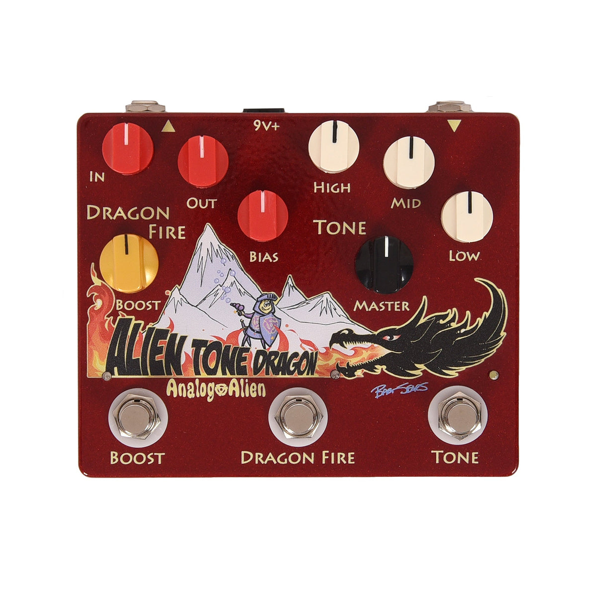 Analog Alien Alien Tone Dragon Overdrive/Boost Pedal Effect Pedals