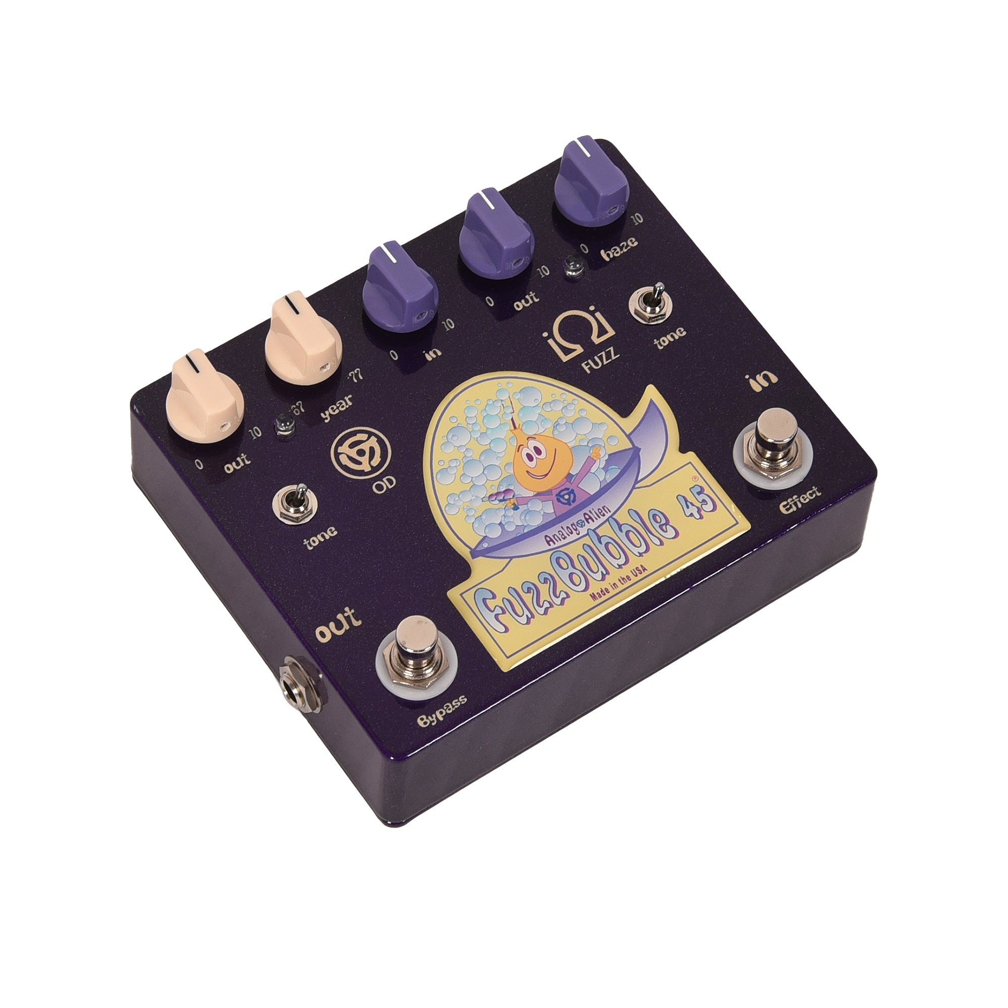 Analog Alien FuzzBubble-45 Fuzz/Overdrive Pedal Effects and Pedals / Fuzz