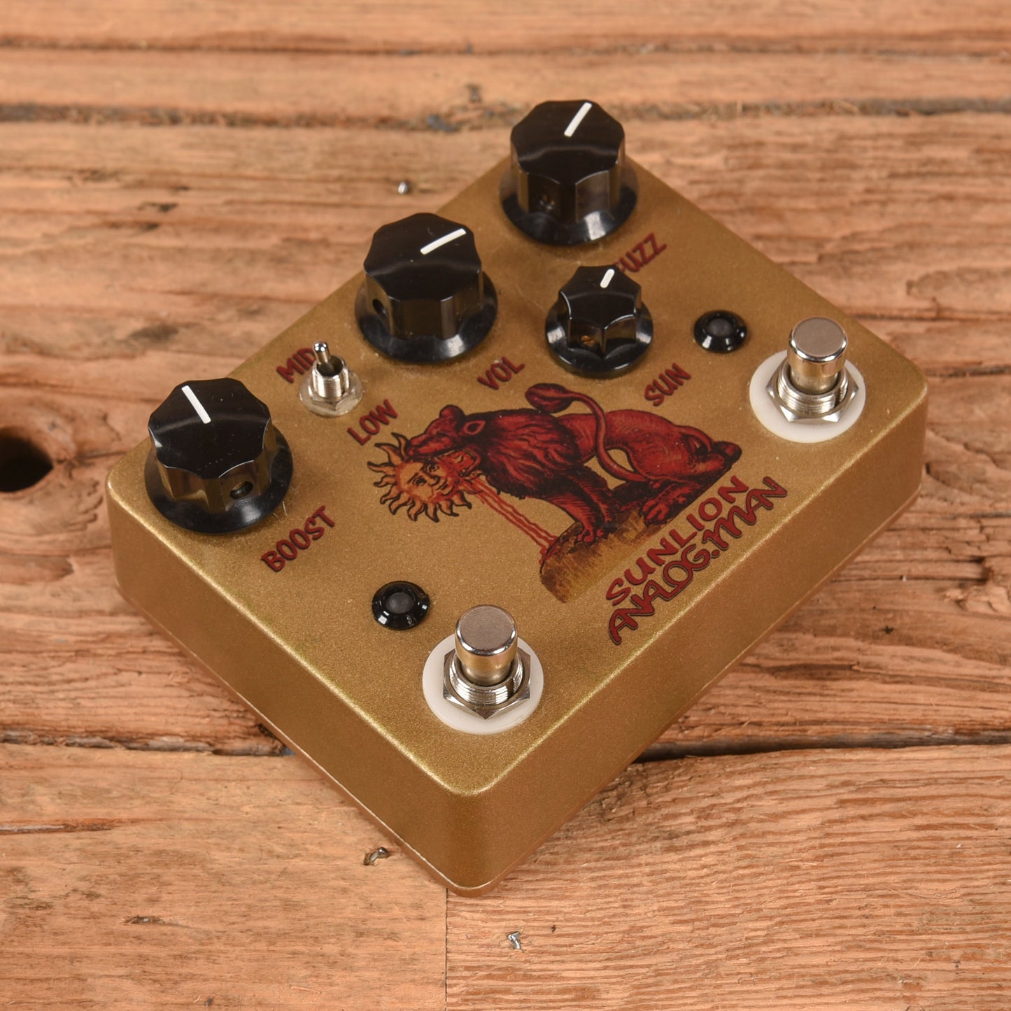 Analogman Sunlion Mark 1.5 4-Jack Effects and Pedals / Fuzz
