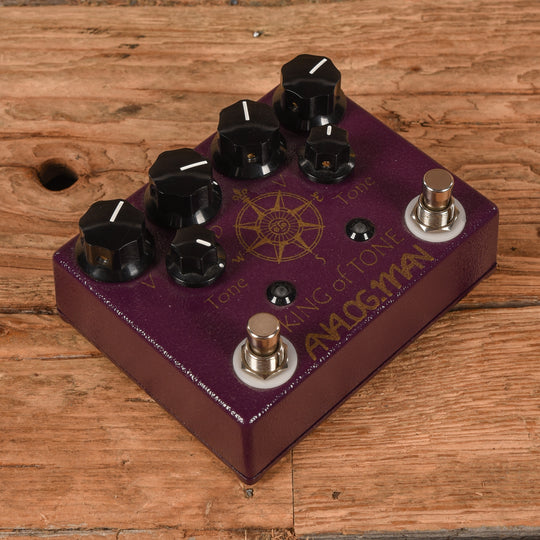 Analogman King Of Tone V4 w/ Extra Output and High Gain Yellow Side Effects and Pedals / Overdrive and Boost