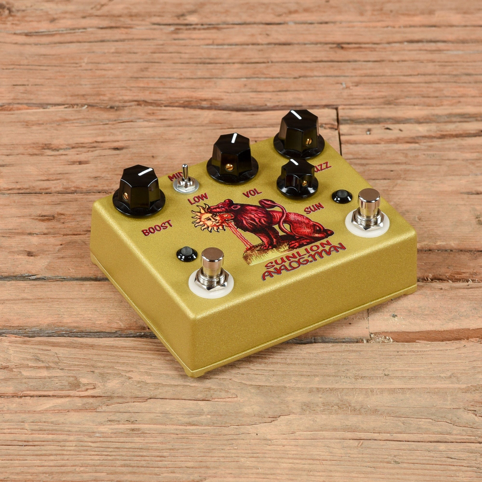 Analogman Sun Lion Fuzz Booster Pedal Effects and Pedals / Overdrive and Boost