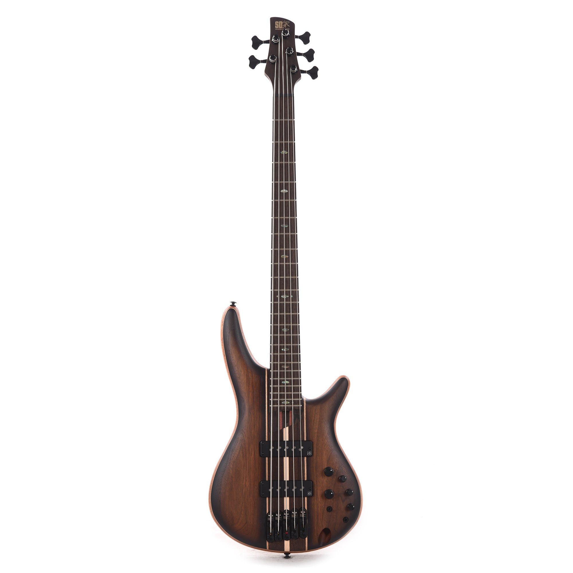 Ibanez SR1355BDUF SR Premium 5-String Electric Bass Dual Mocha Burst Flat