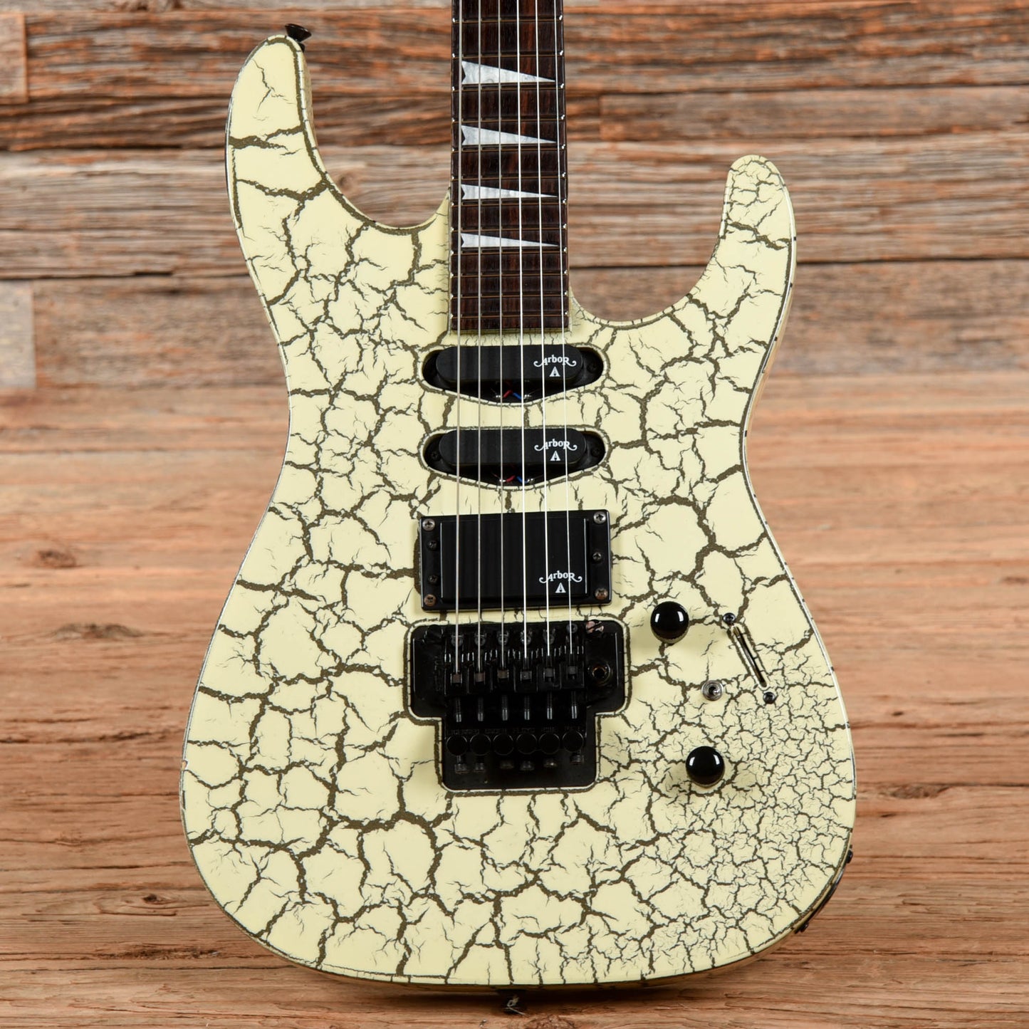 Arbor G412 White Crackle 1989 Electric Guitars / Solid Body