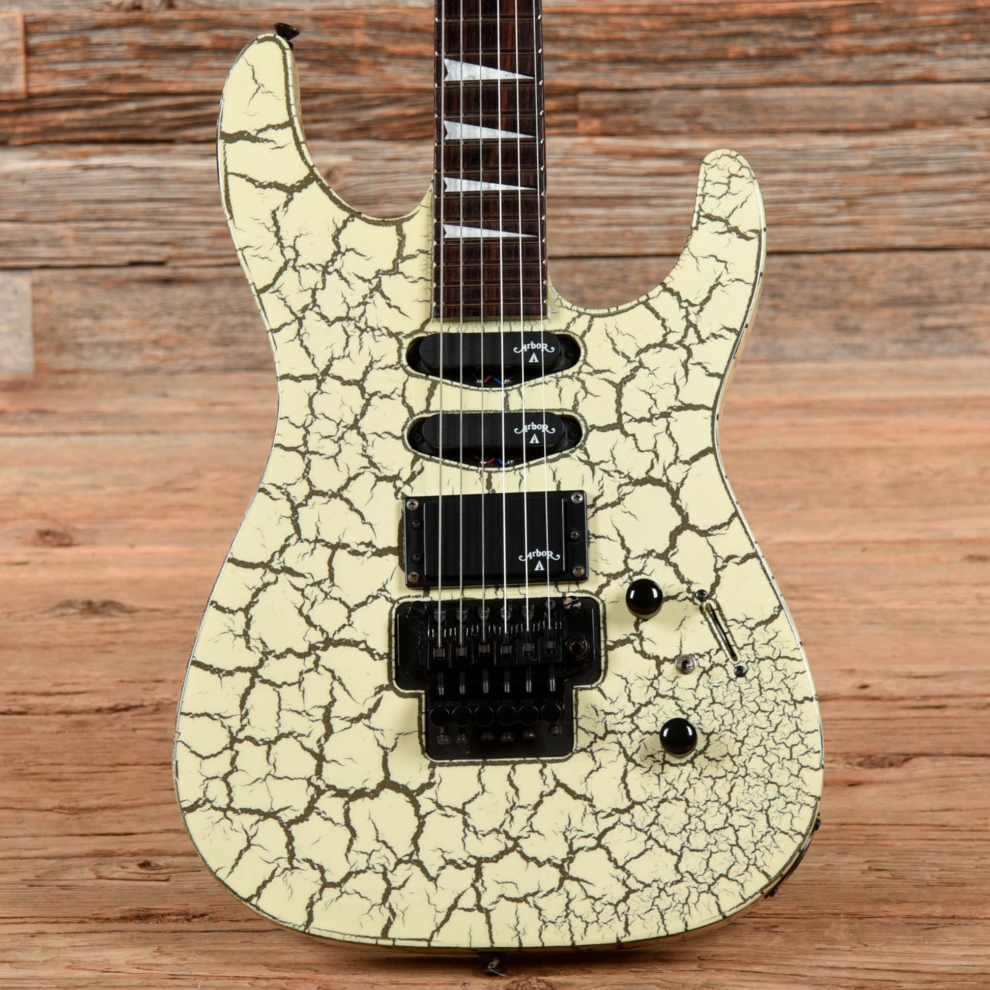 Arbor G412 White Crackle 1989 Electric Guitars / Solid Body