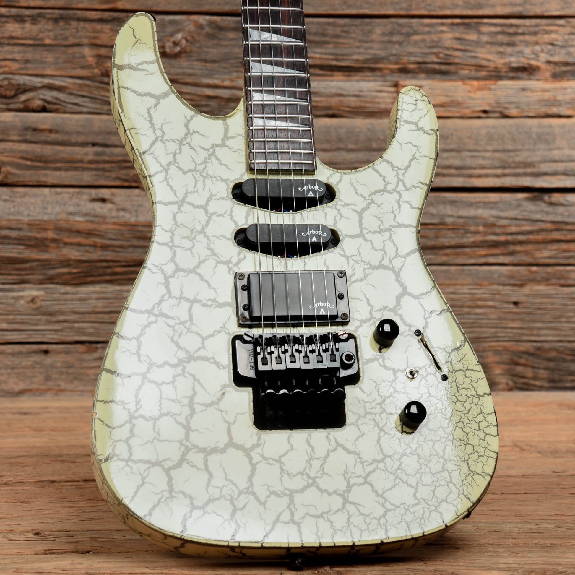 Arbor G412 White Crackle 1989 Electric Guitars / Solid Body