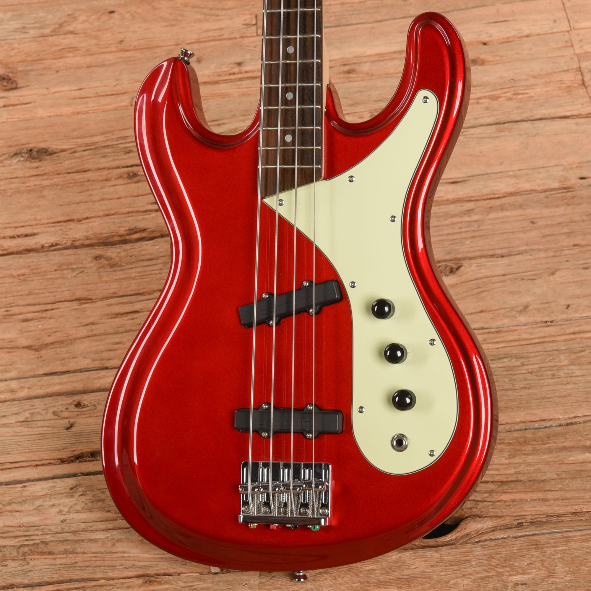 モズライトシェイプベース Aria Diamond DMB-380 Aria DMB-380 Diamond Bass Candy Apple Red – Chicago Music Exchange