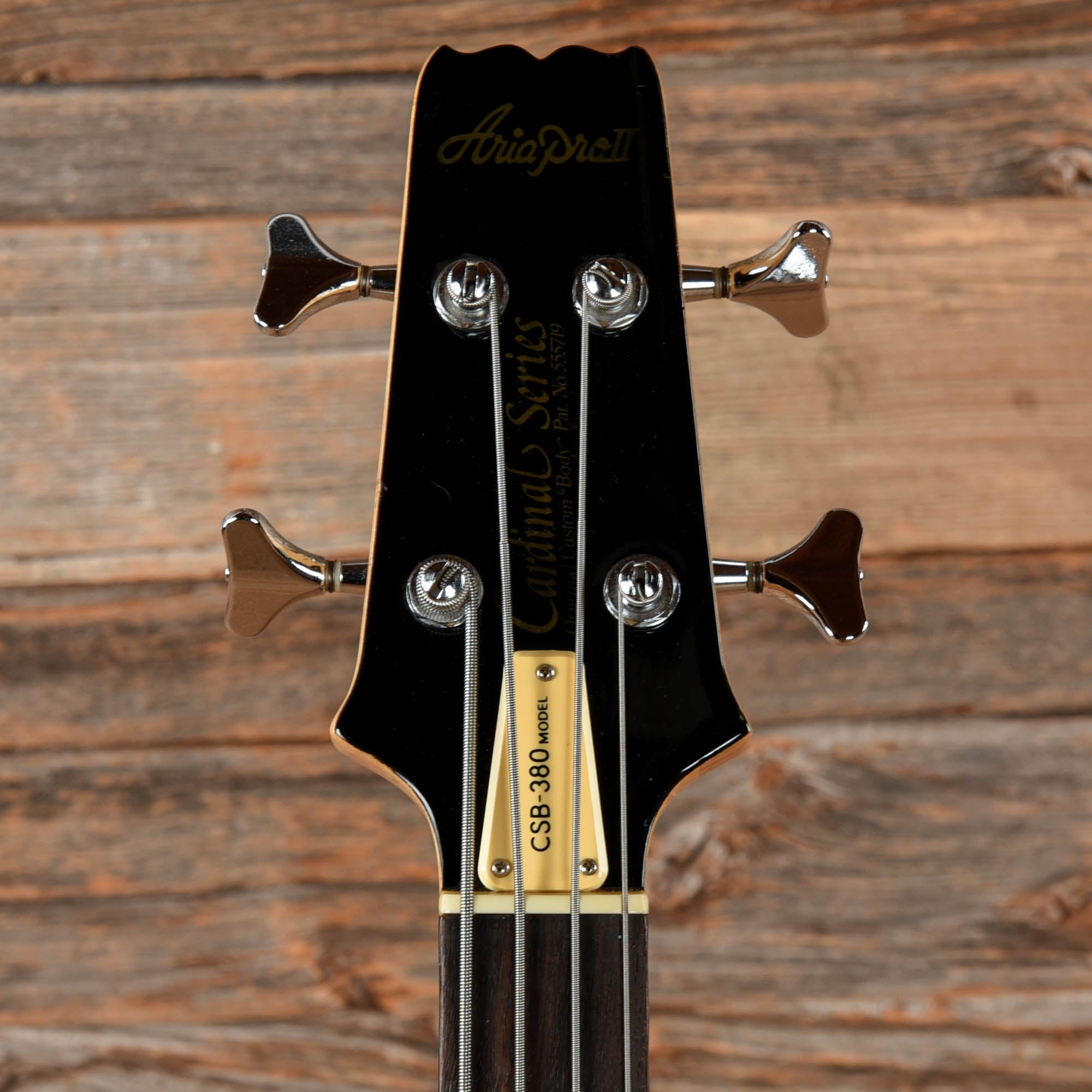Aria Pro II CSB-380 Black 1980s Bass Guitars / 4-String