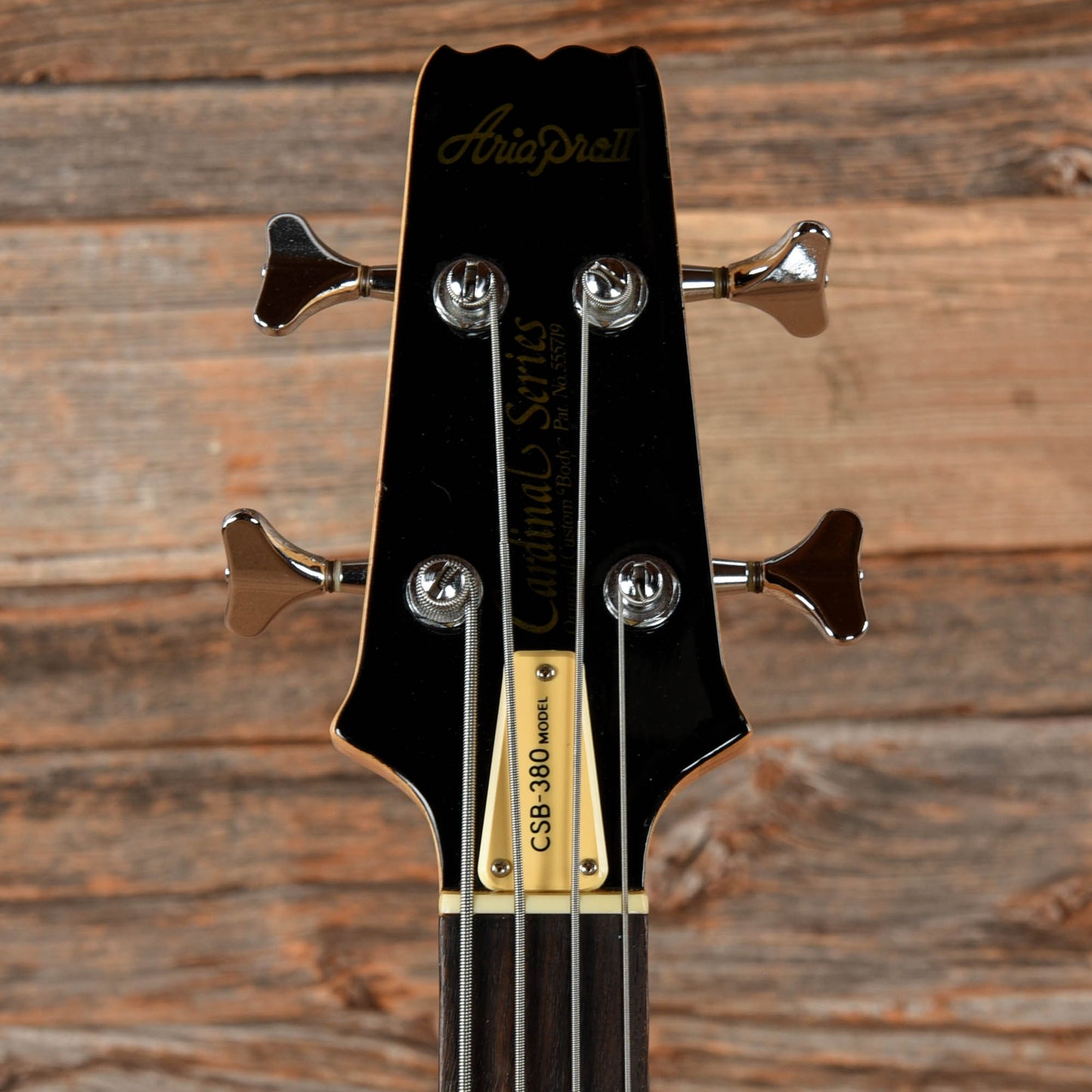 Aria Pro II CSB-380 Black 1980s Bass Guitars / 4-String
