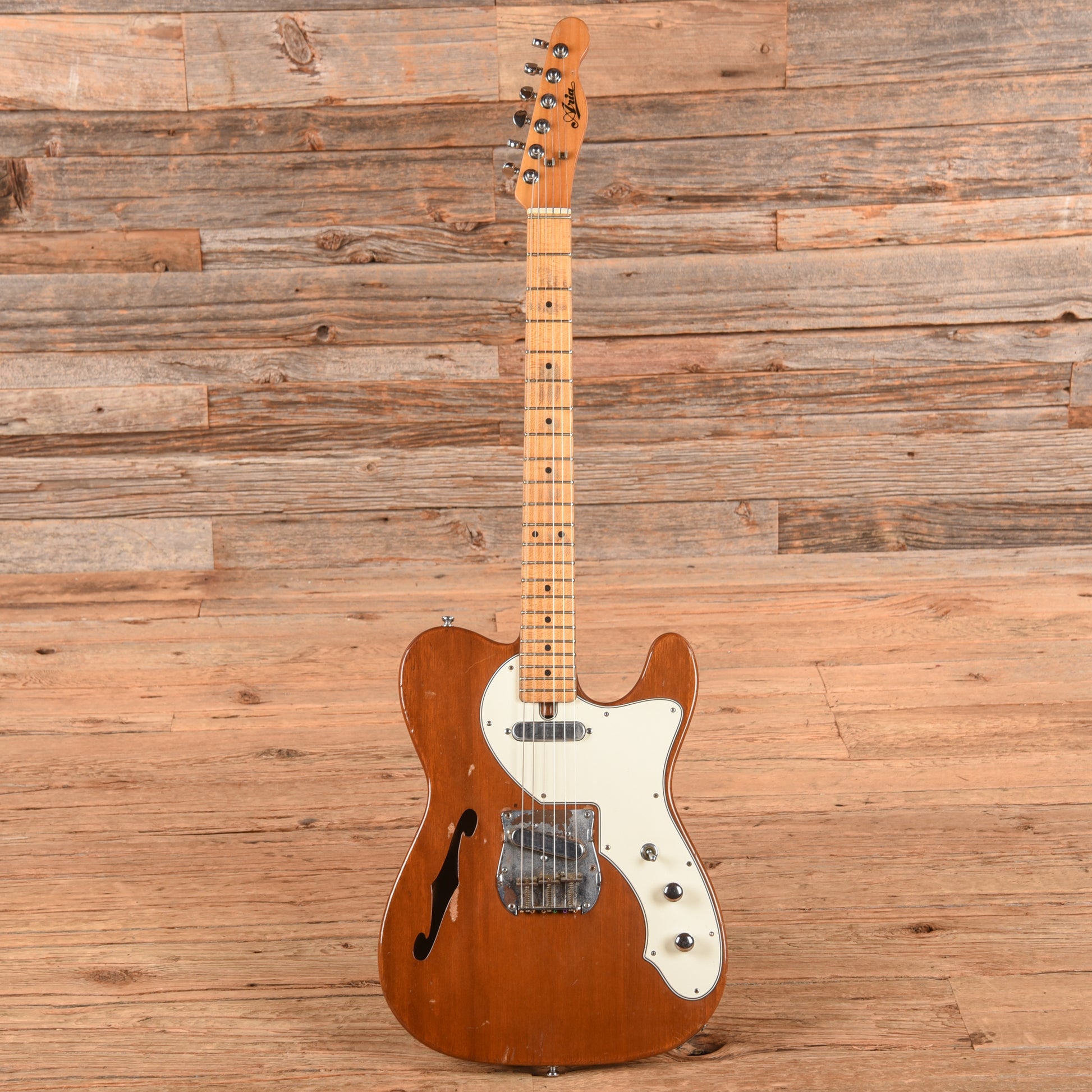 Aria Thinline T-Style Brown Electric Guitars