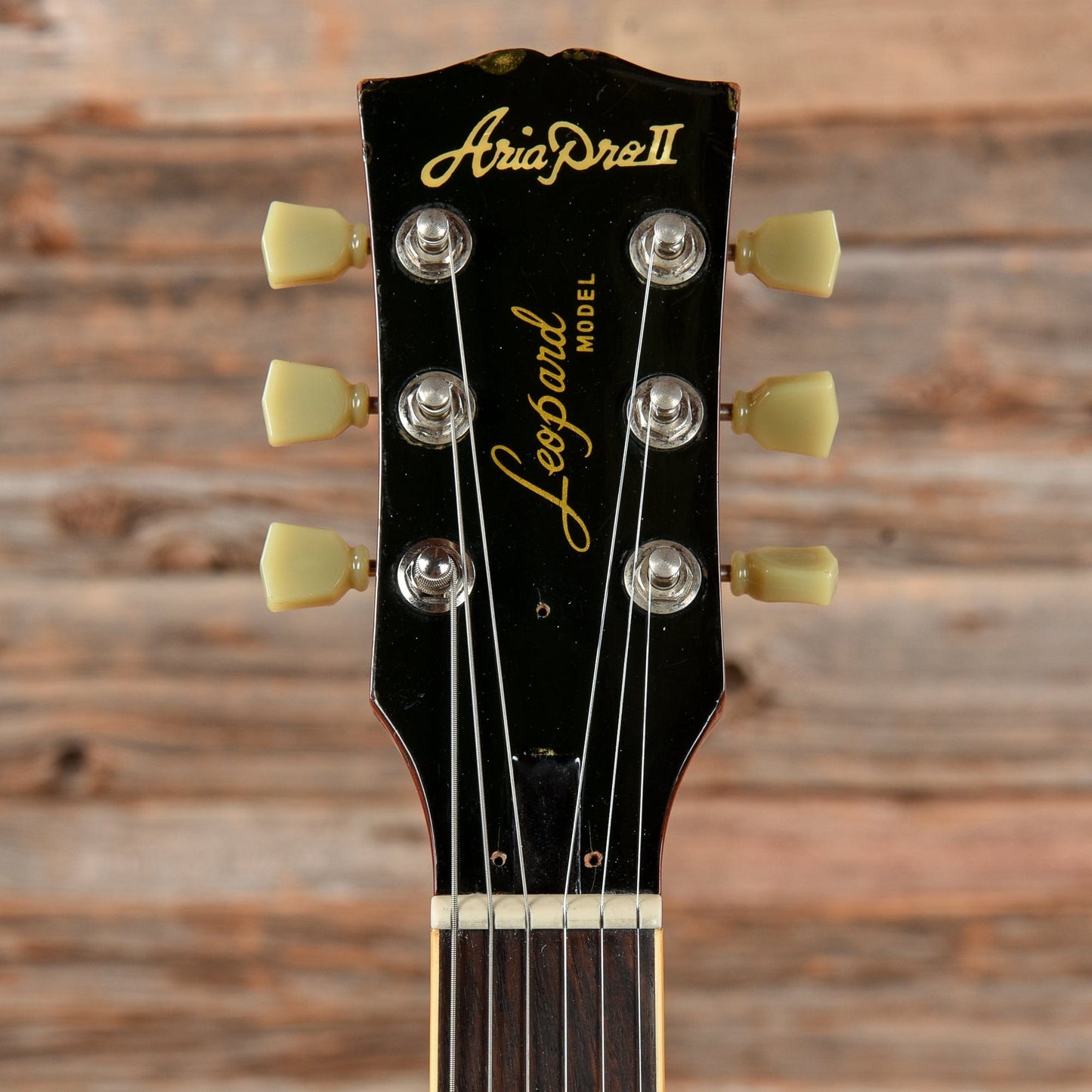 Aria Pro II Leopard Model Plaintop Cherry Sunburst 1980s Electric Guitars / Solid Body