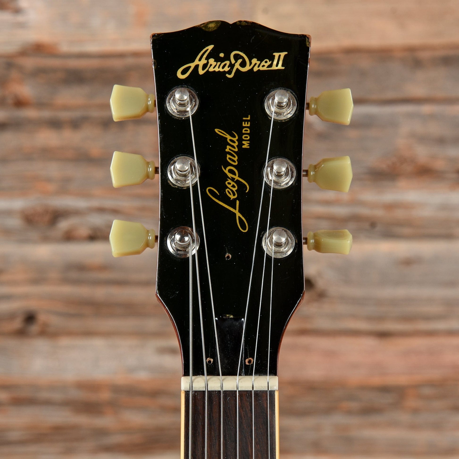 Aria Pro II Leopard Model Plaintop Cherry Sunburst 1980s Electric Guitars / Solid Body