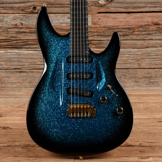 Aristides 060 Blue Sparkle Burst Electric Guitars / Solid Body