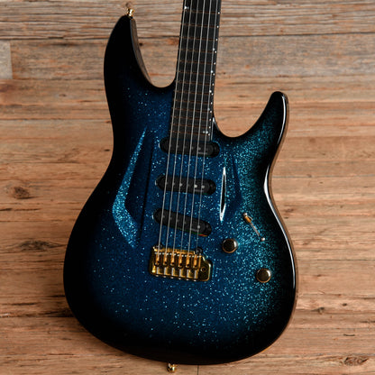 Aristides 060 Blue Sparkle Burst Electric Guitars / Solid Body