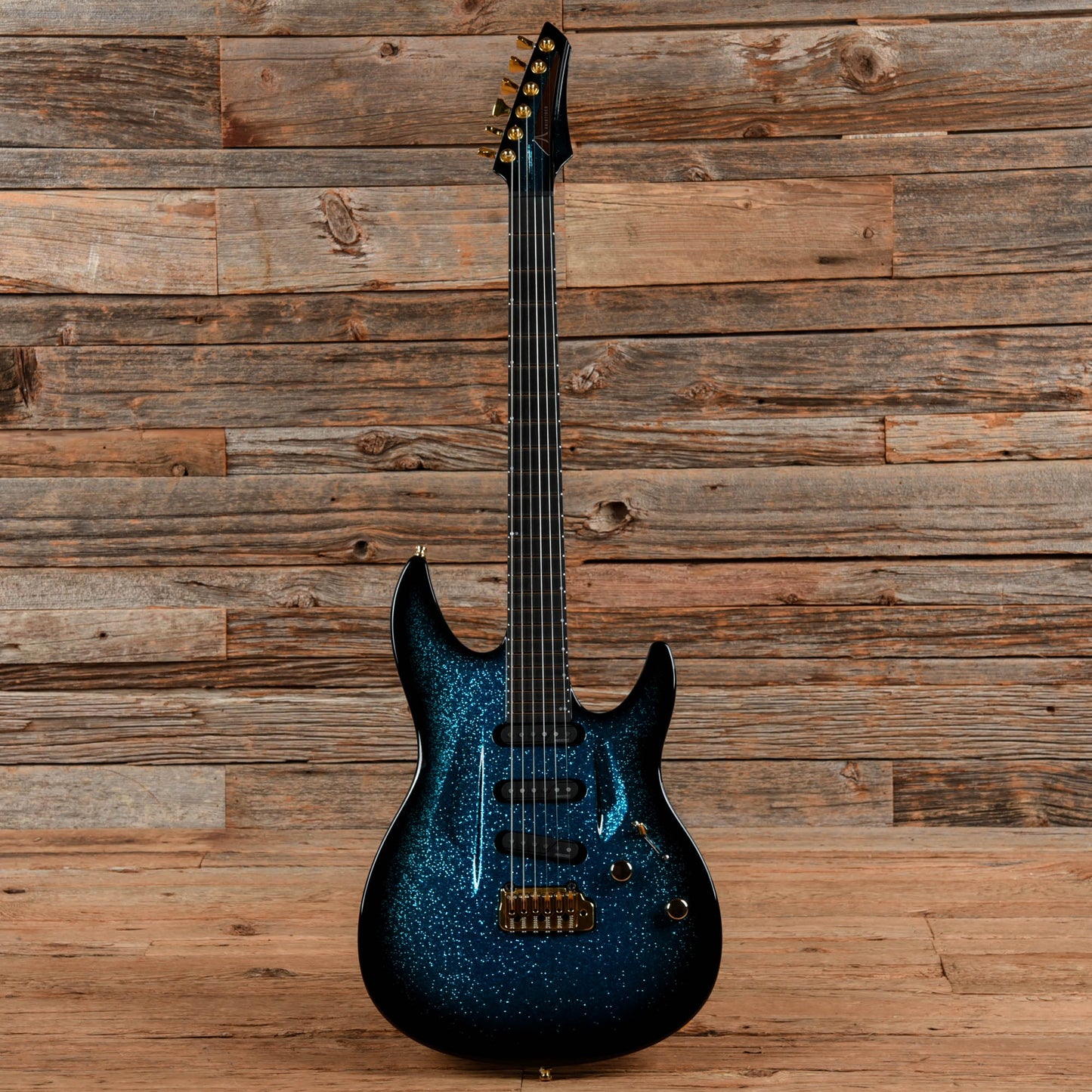 Aristides 060 Blue Sparkle Burst Electric Guitars / Solid Body