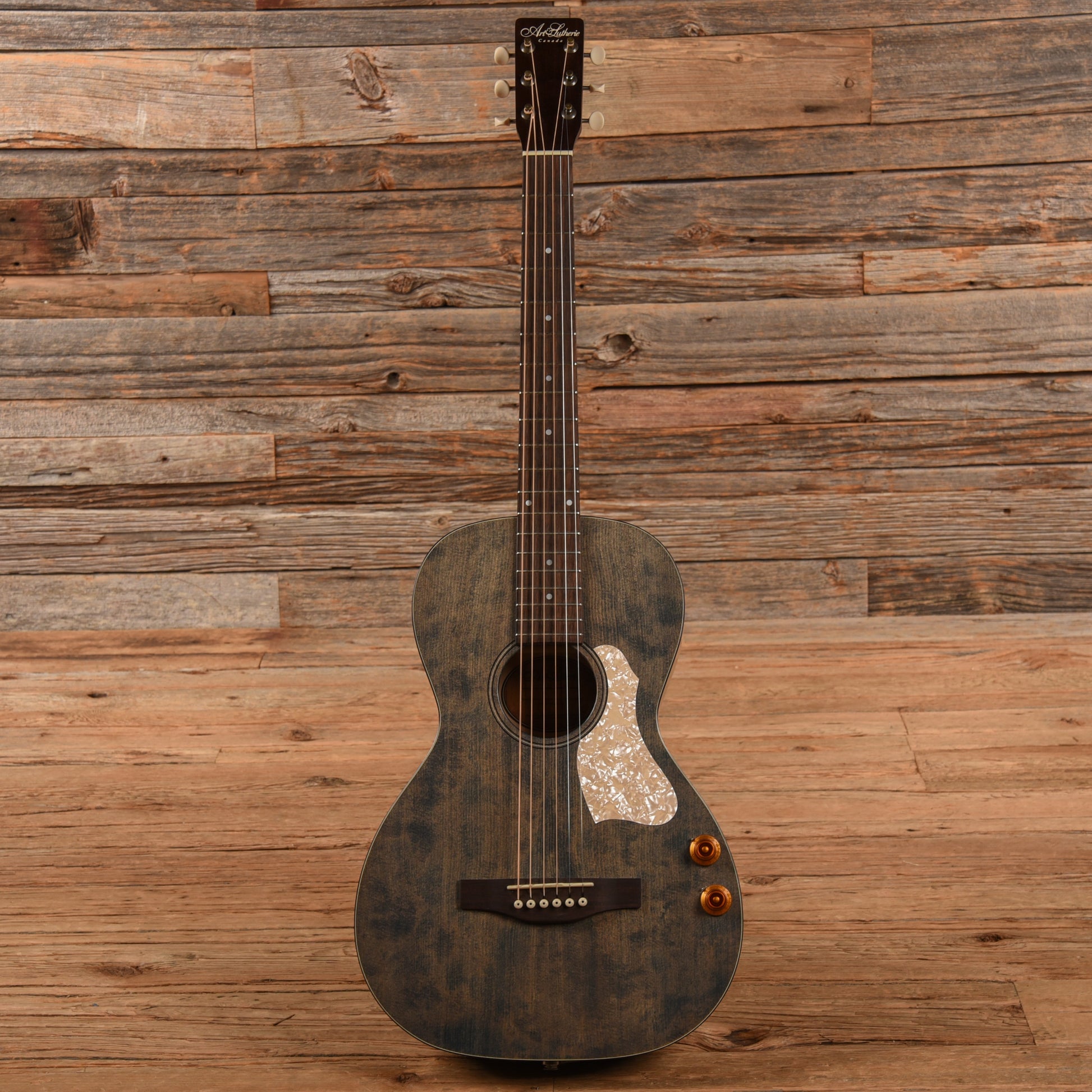 Art & Lutherie Roadhouse Parlor Q-Discrete Denim Blue Acoustic Guitars / Parlor