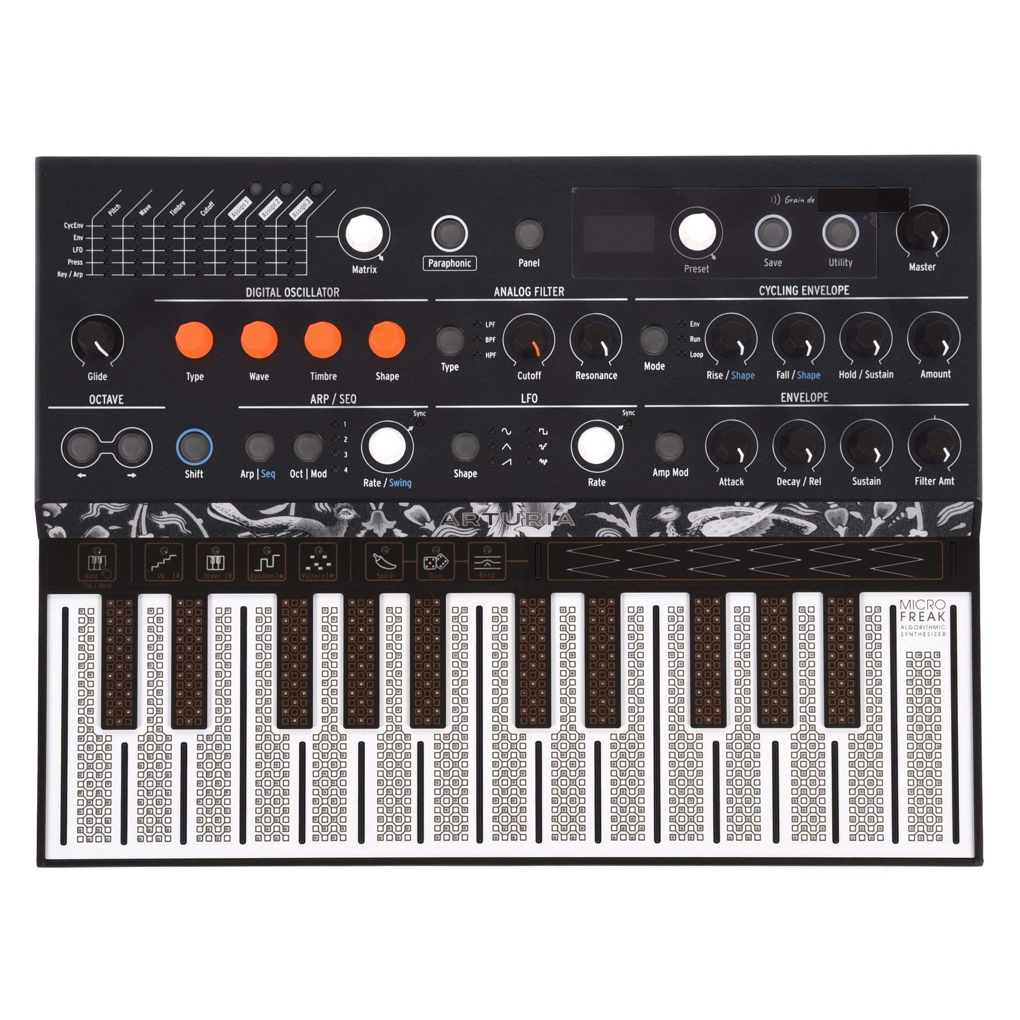 Arturia MicroFreak Hybrid Synthesizer Amps / Keyboard Amps