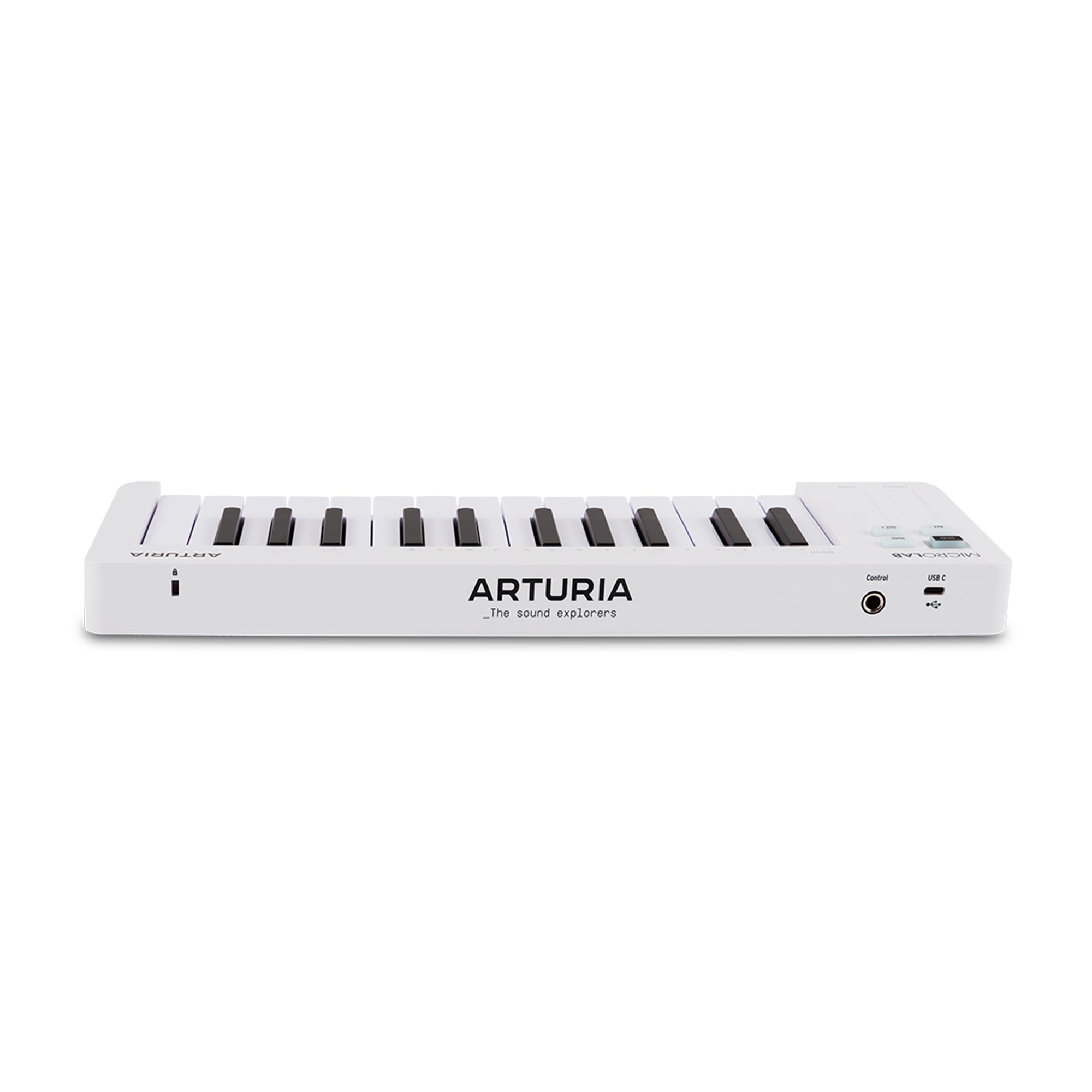 Arturia MicroLab Mk3 25-Key Universal MIDI Controller White Controllers & Samplers