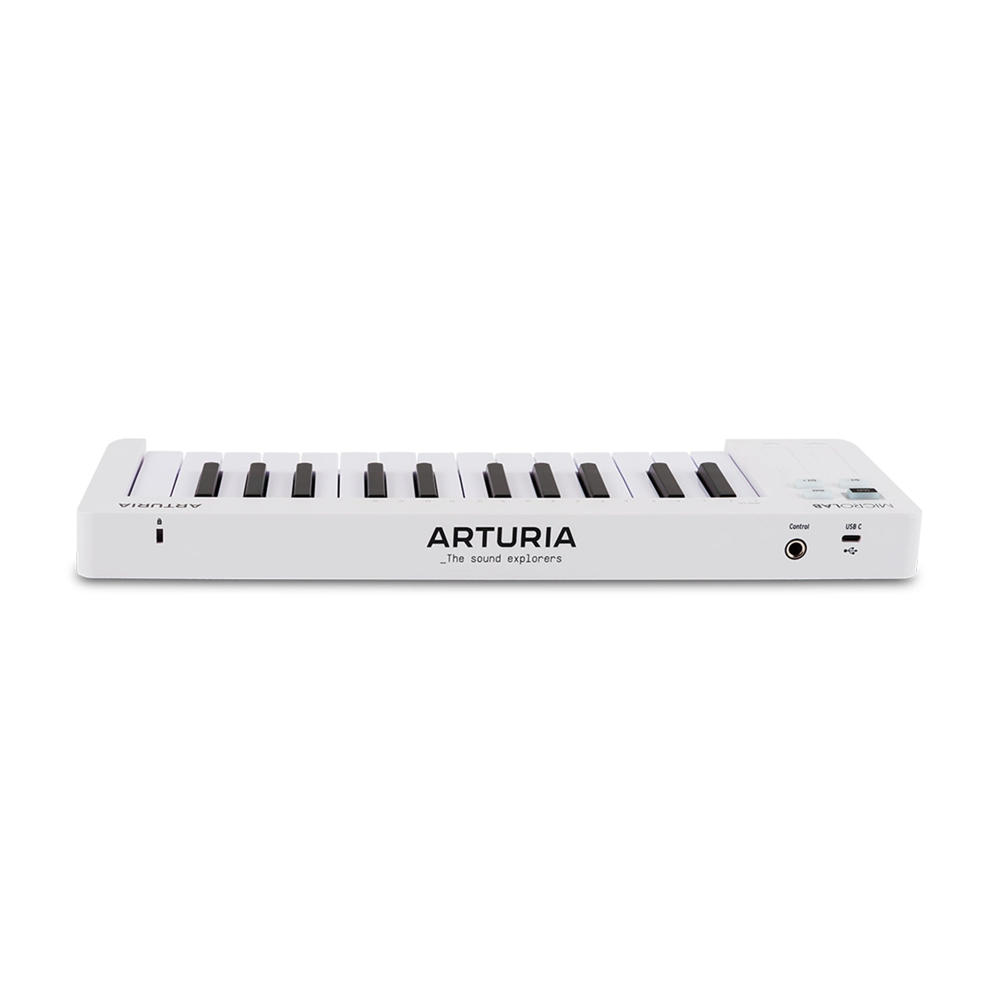 Arturia MicroLab Mk3 25-Key Universal MIDI Controller White Controllers & Samplers